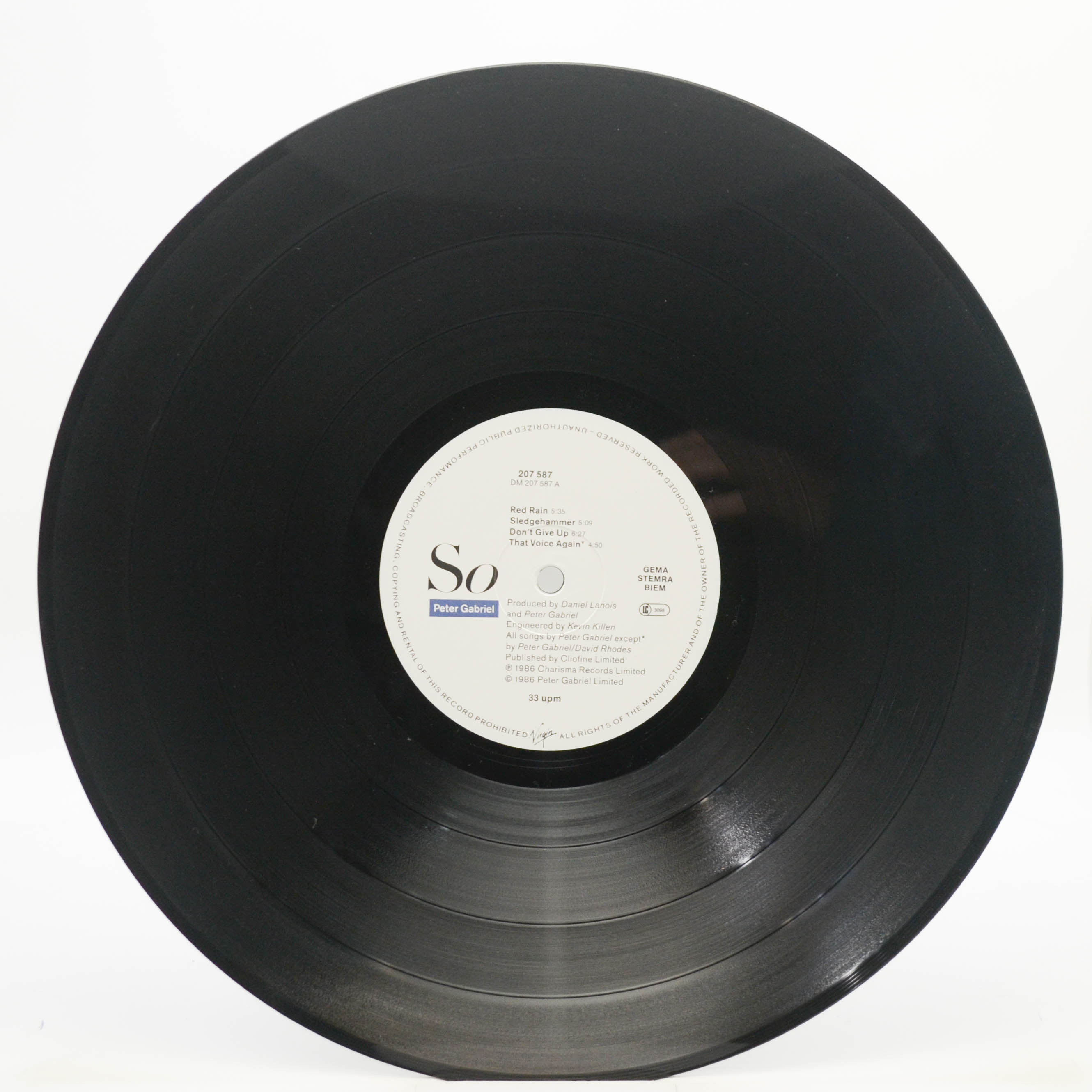 Peter Gabriel — So, 1986