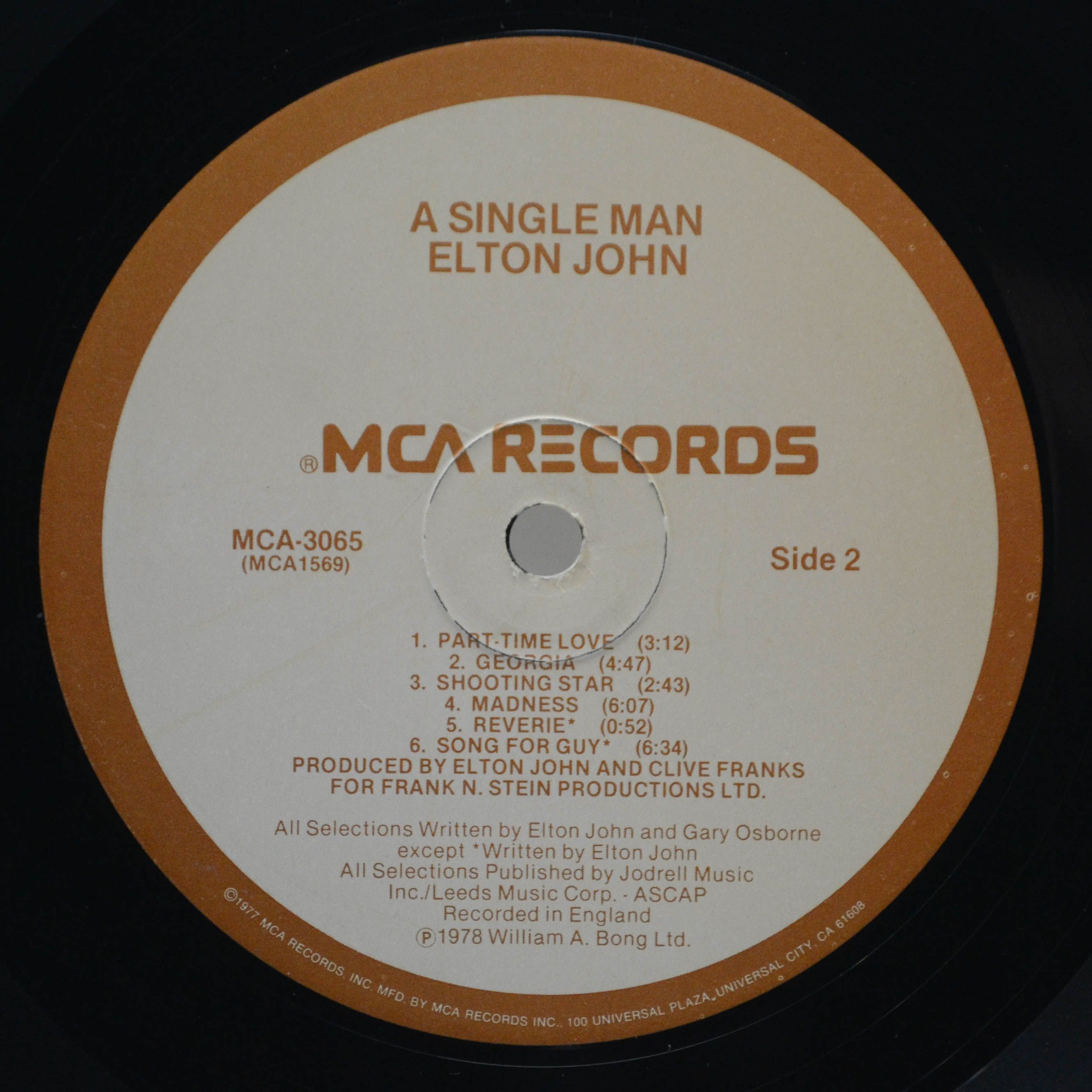 Elton John — A Single Man (USA), 1978