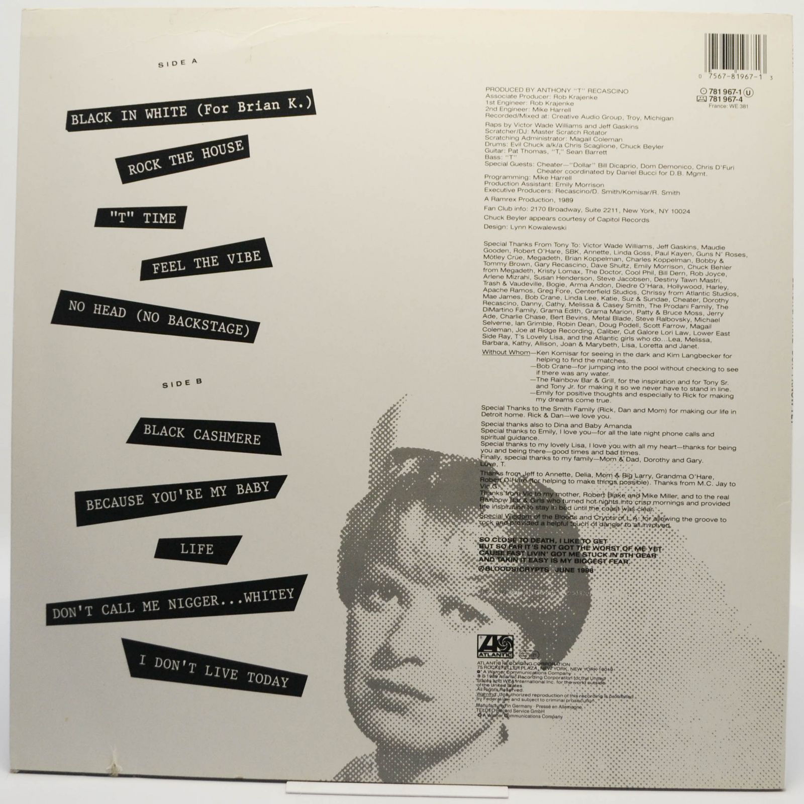 Black & White — Don't Know Yet, 1989