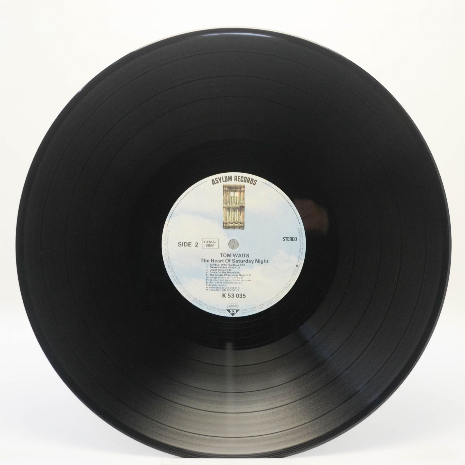 Tom Waits — The Heart Of Saturday Night, 1974