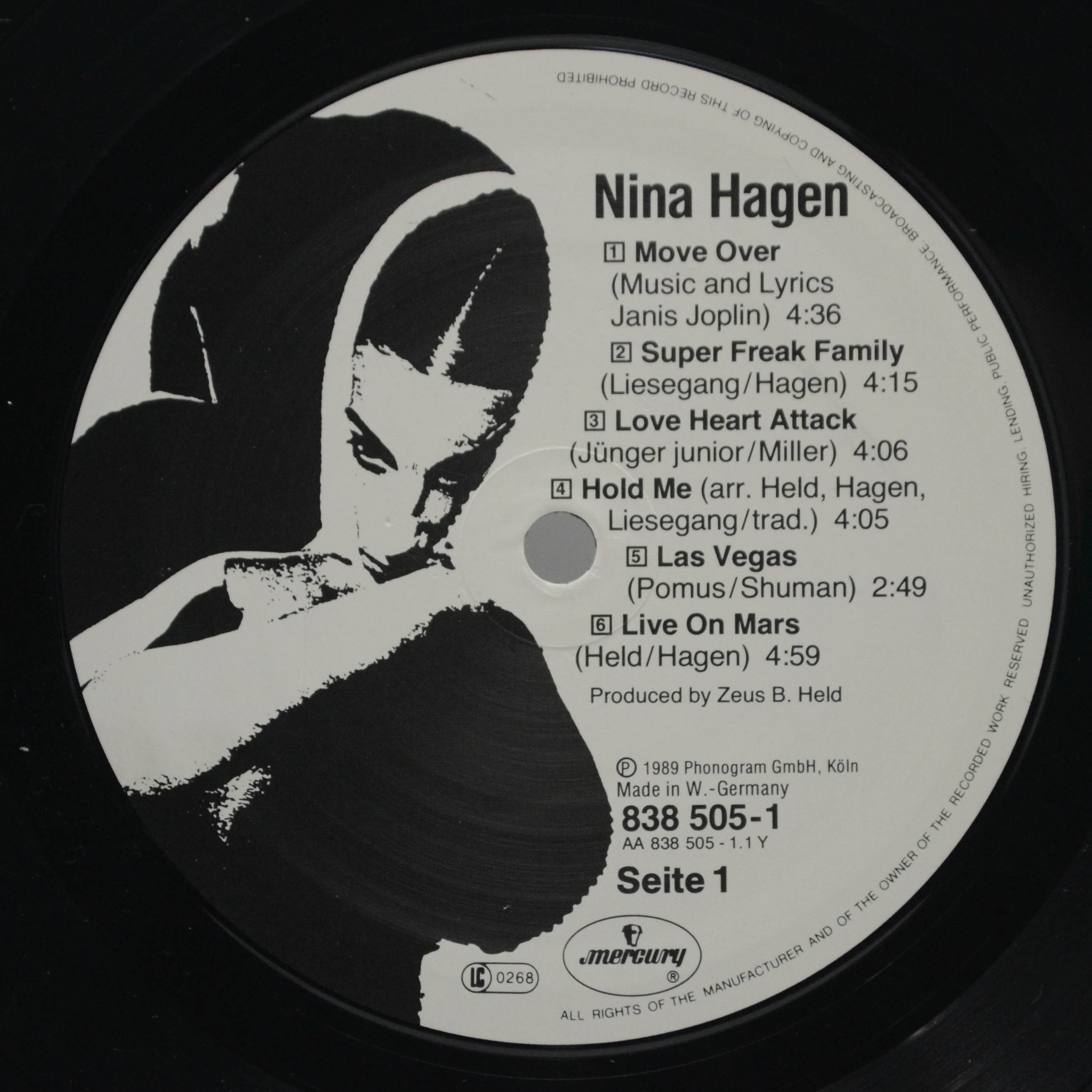 Nina Hagen — Nina Hagen, 1989
