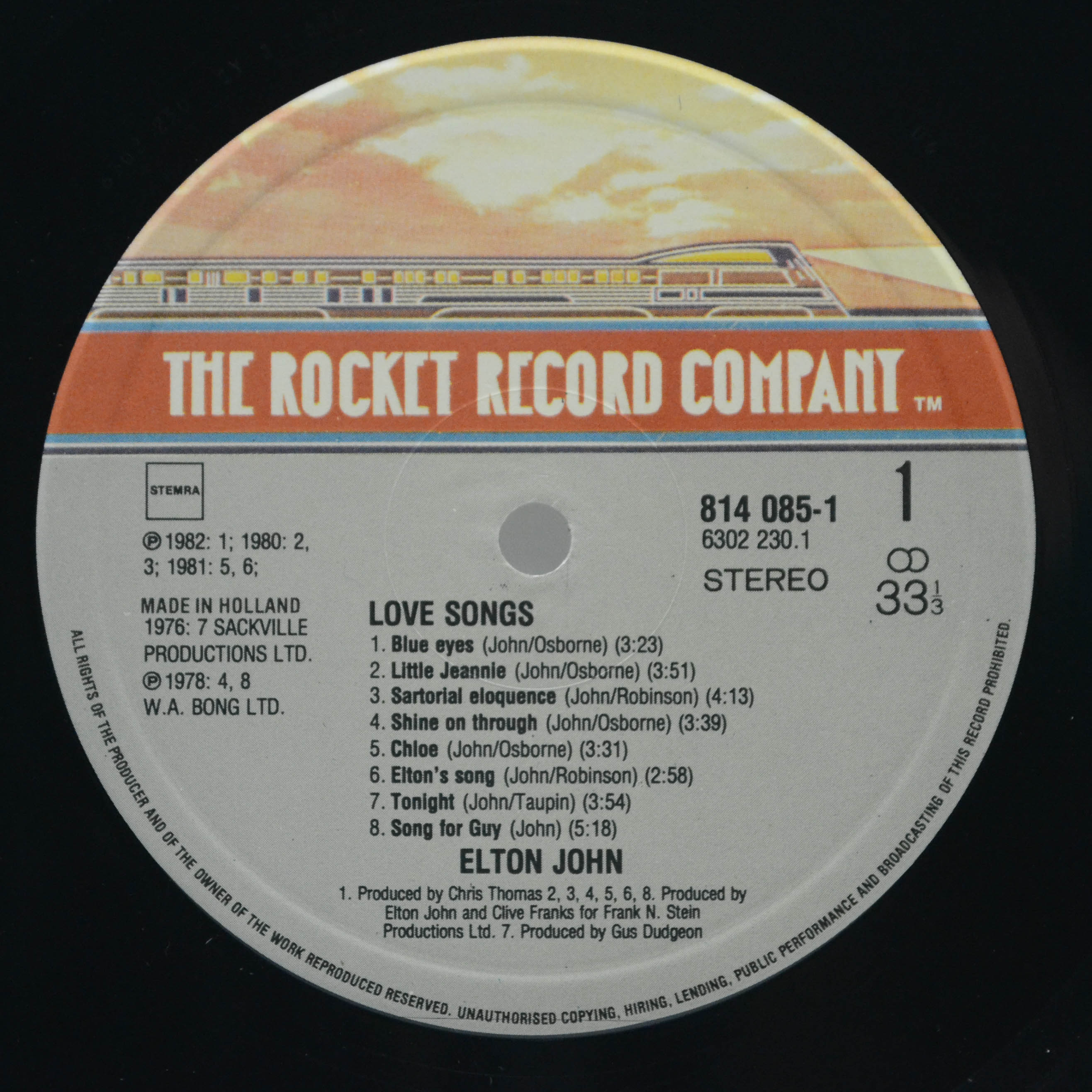 Elton John — Love Songs, 1983