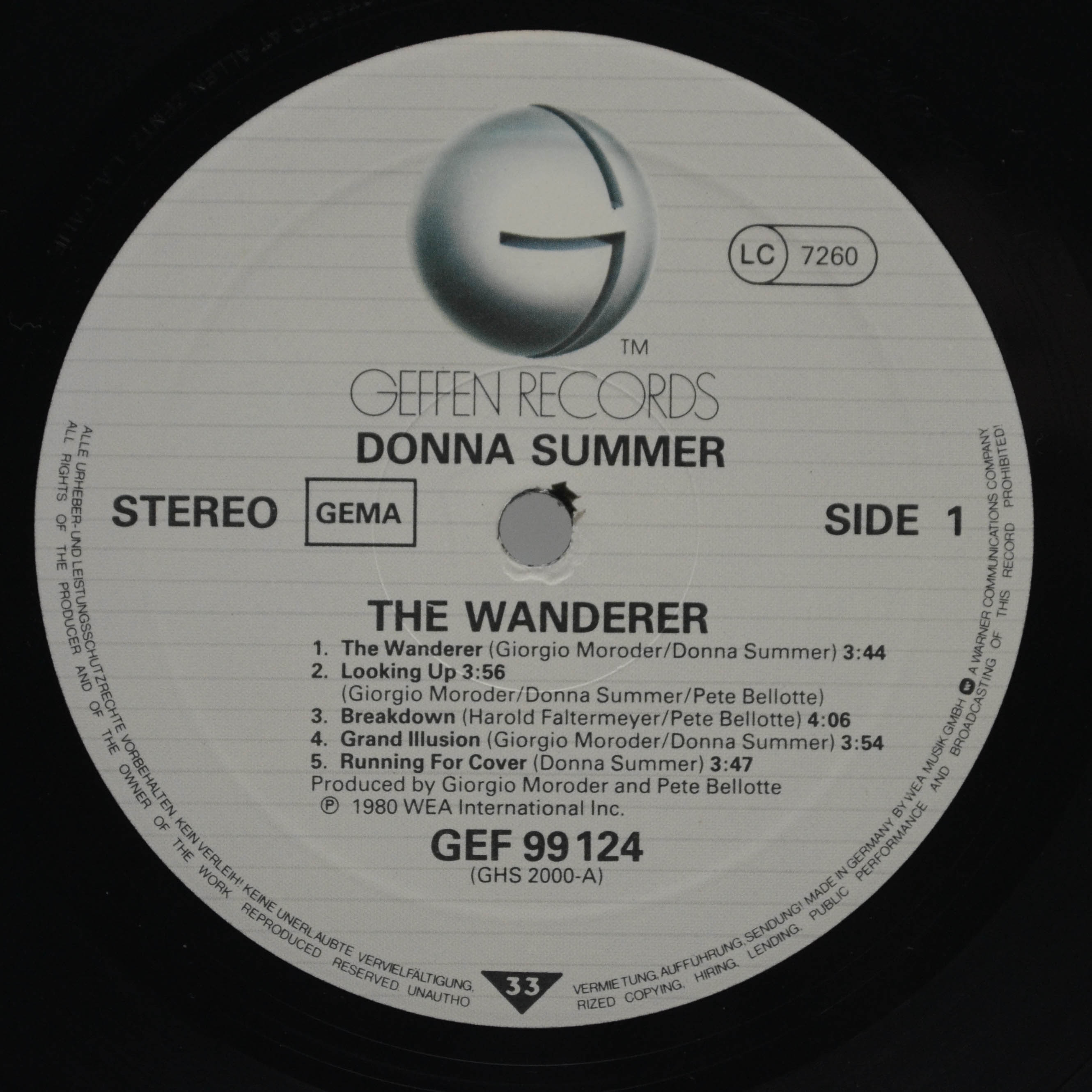 Donna Summer — The Wanderer, 1980