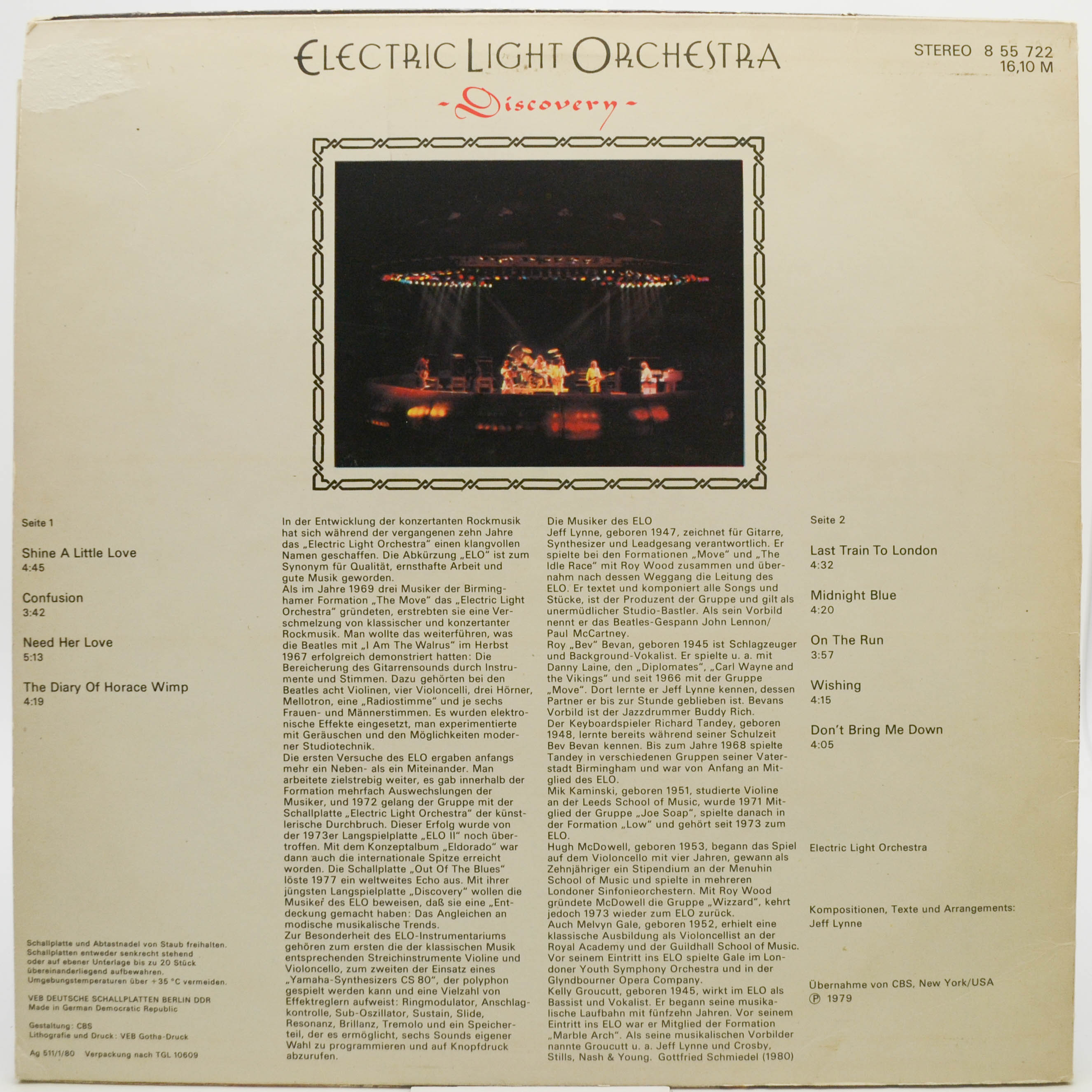 Electric Light Orchestra — Discovery, 1980