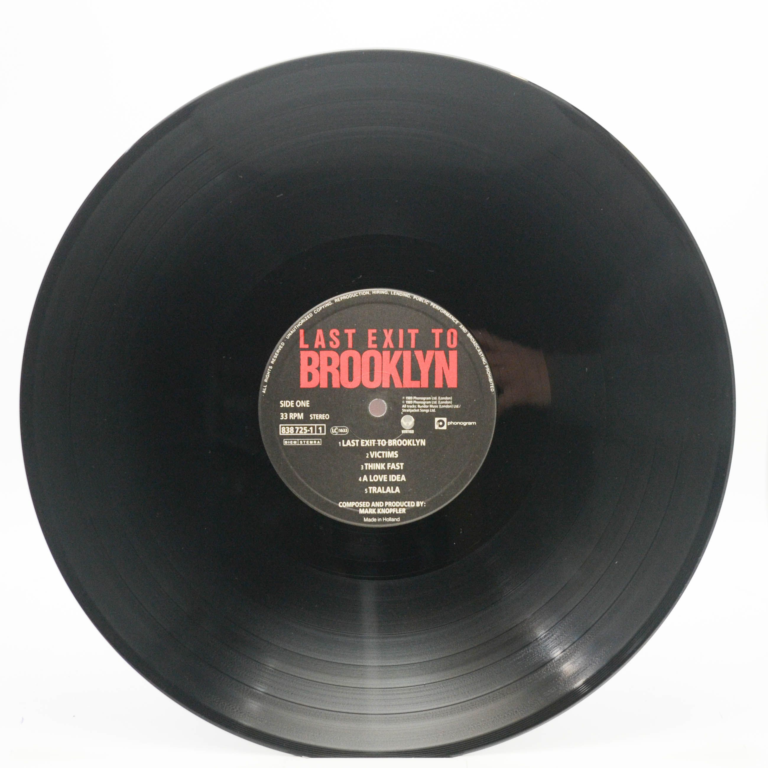 Mark Knopfler — Last Exit To Brooklyn, 1989