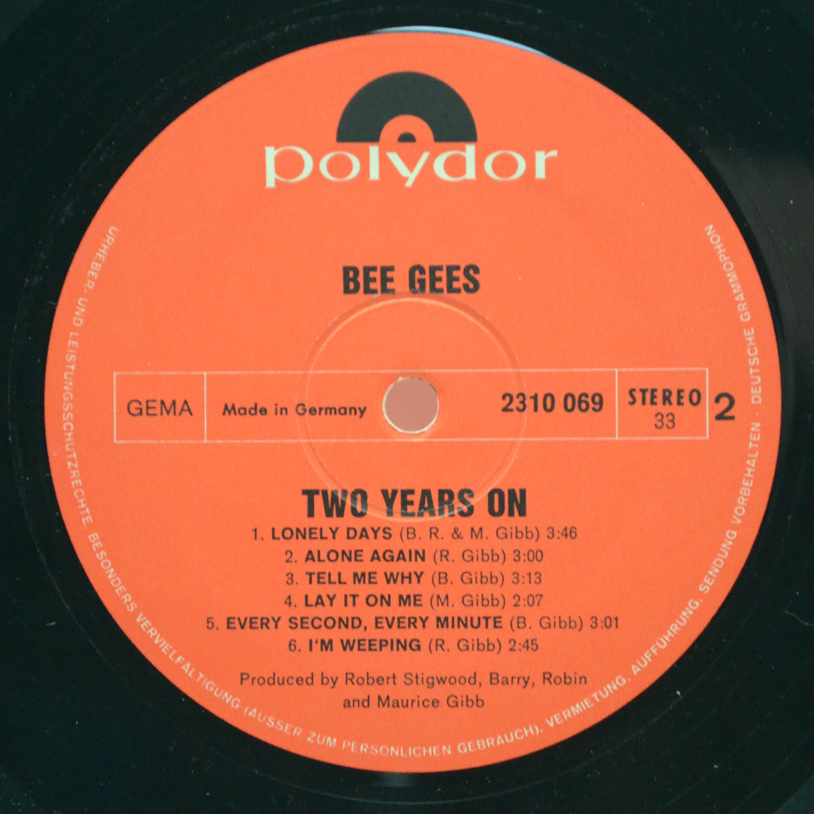 Bee Gees — 2 Years On, 1970