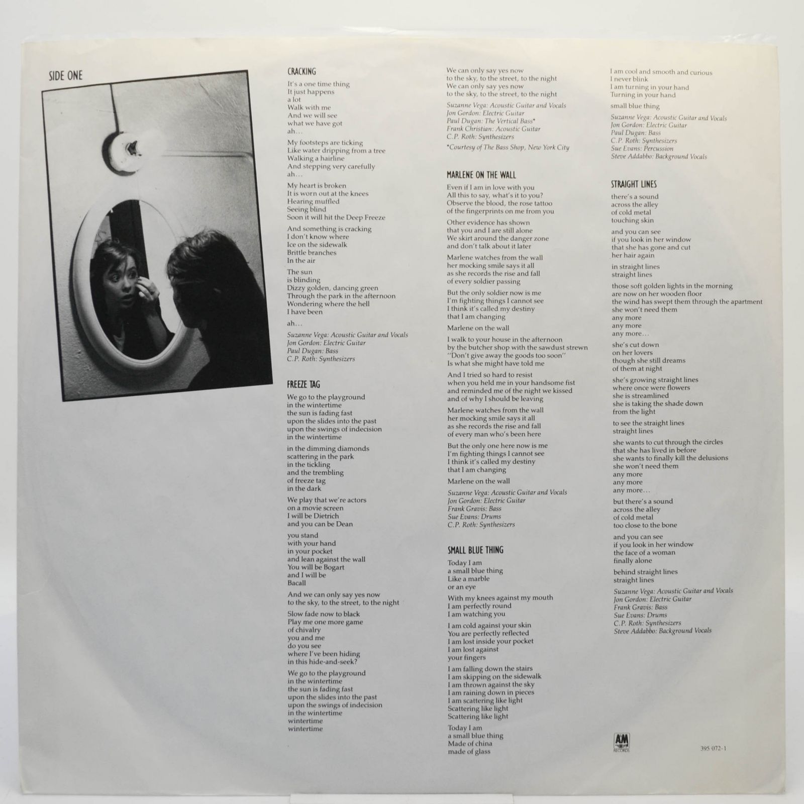 Suzanne Vega — Suzanne Vega, 1985