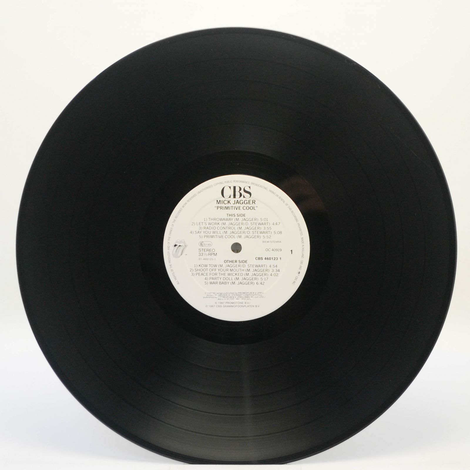 Mick Jagger — Primitive Cool, 1987