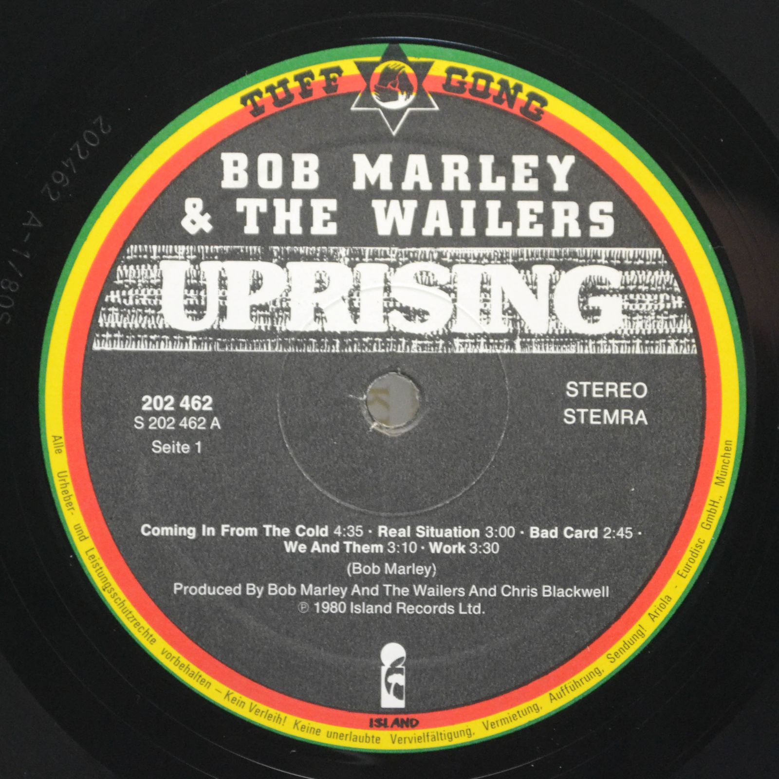 Bob Marley & The Wailers — Uprising, 1980