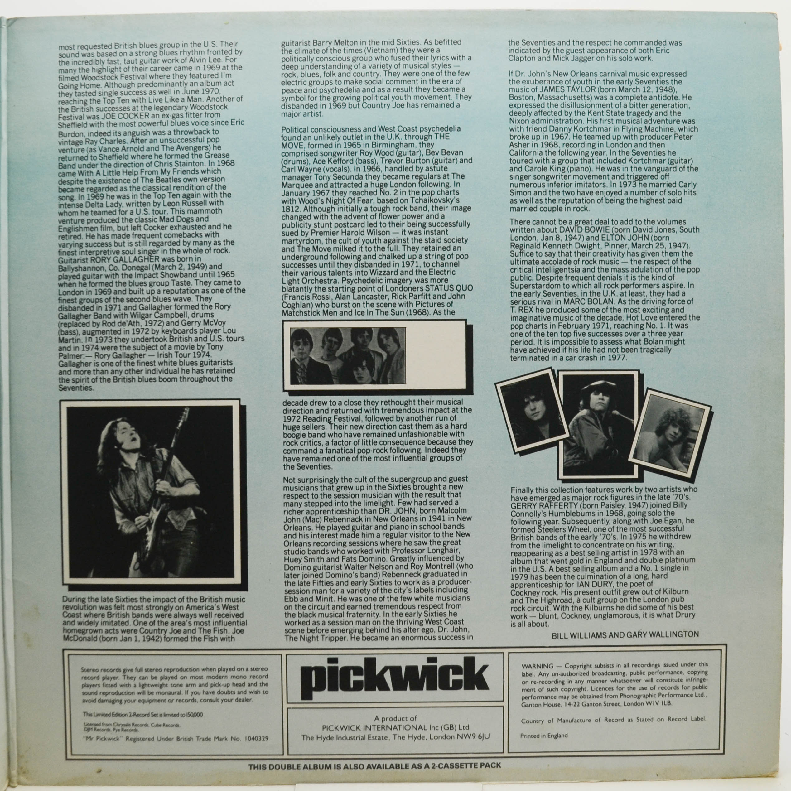 Various — Rock Heroes (2LP, UK), 1979