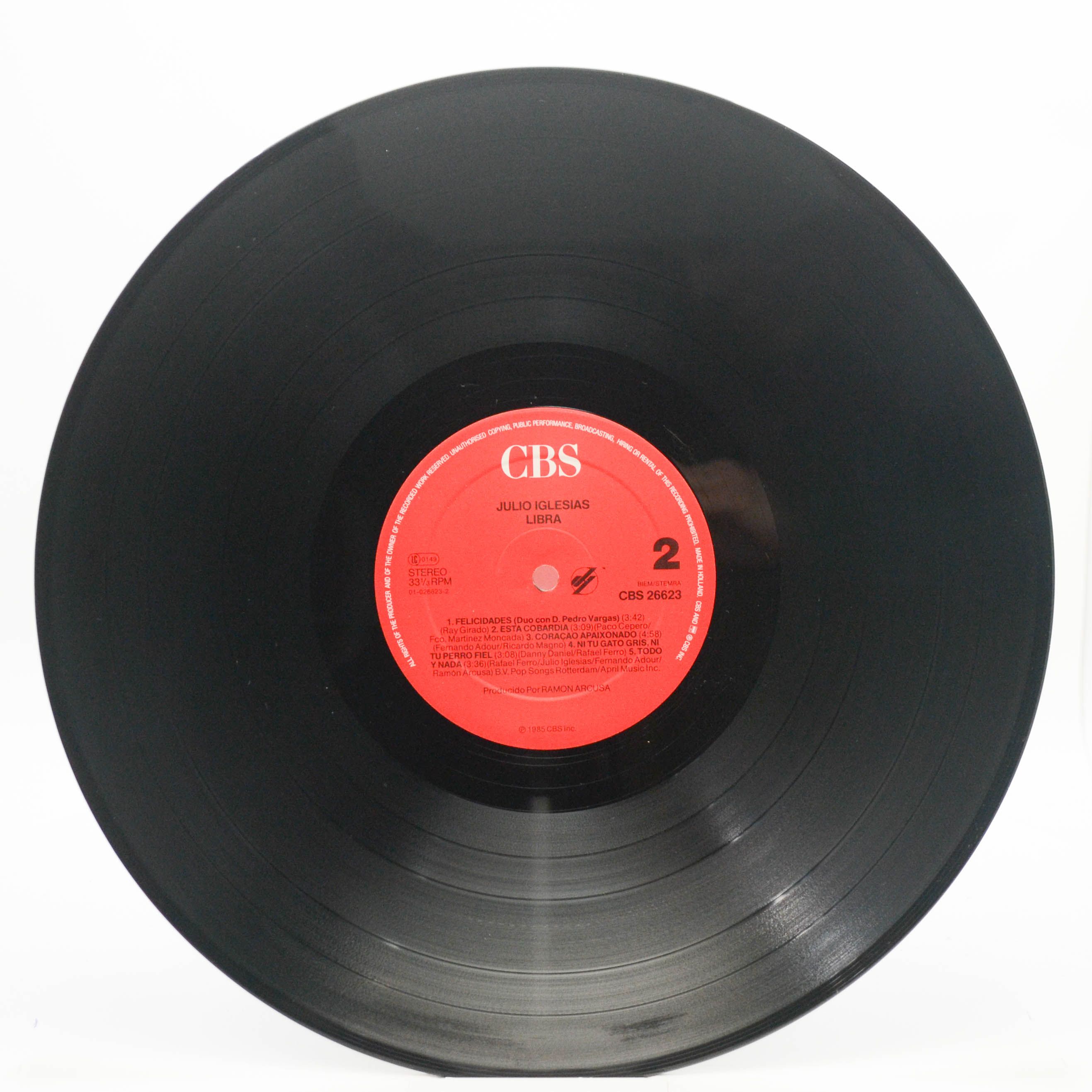 Julio Iglesias — Libra, 1985