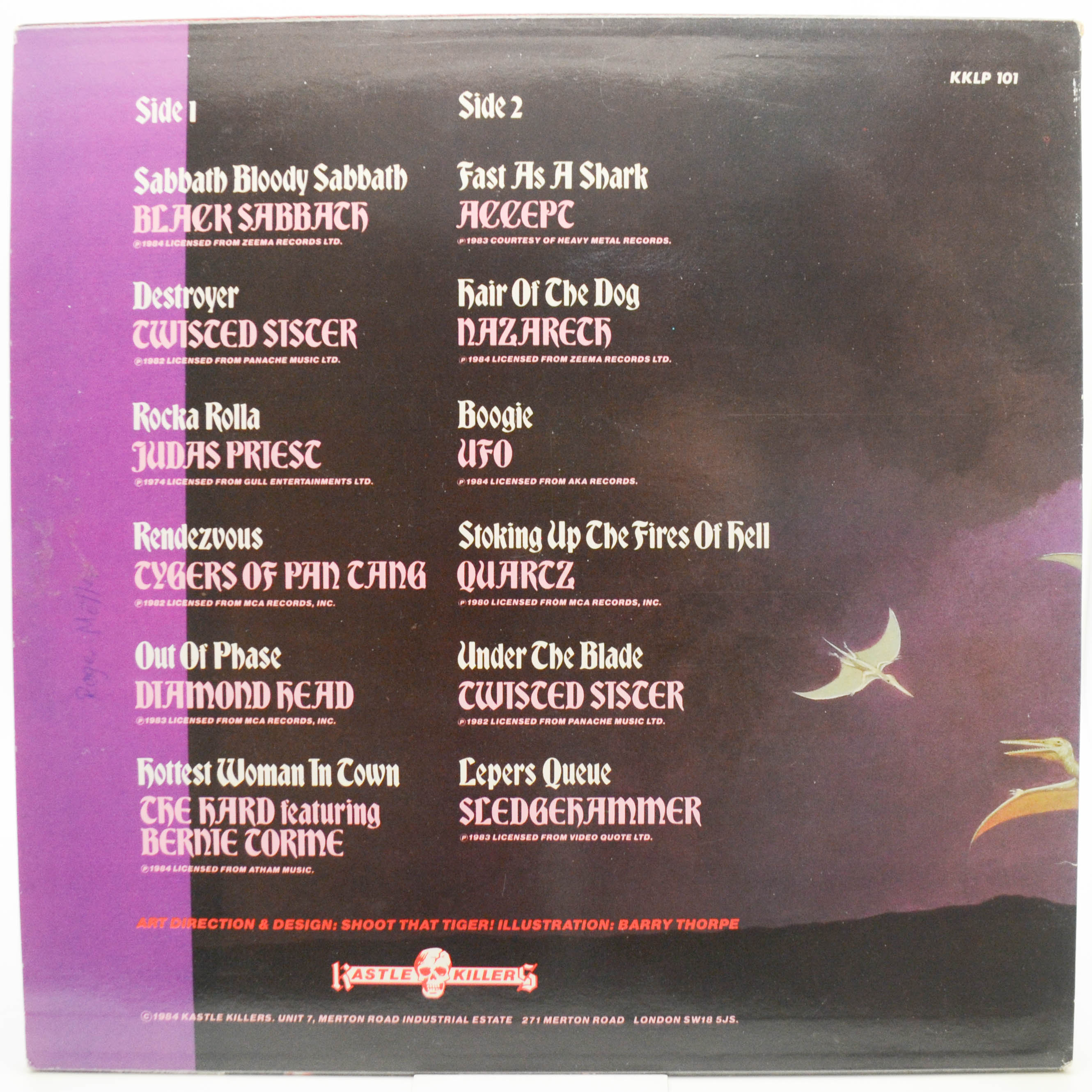 Various — Metal Killers, 1984