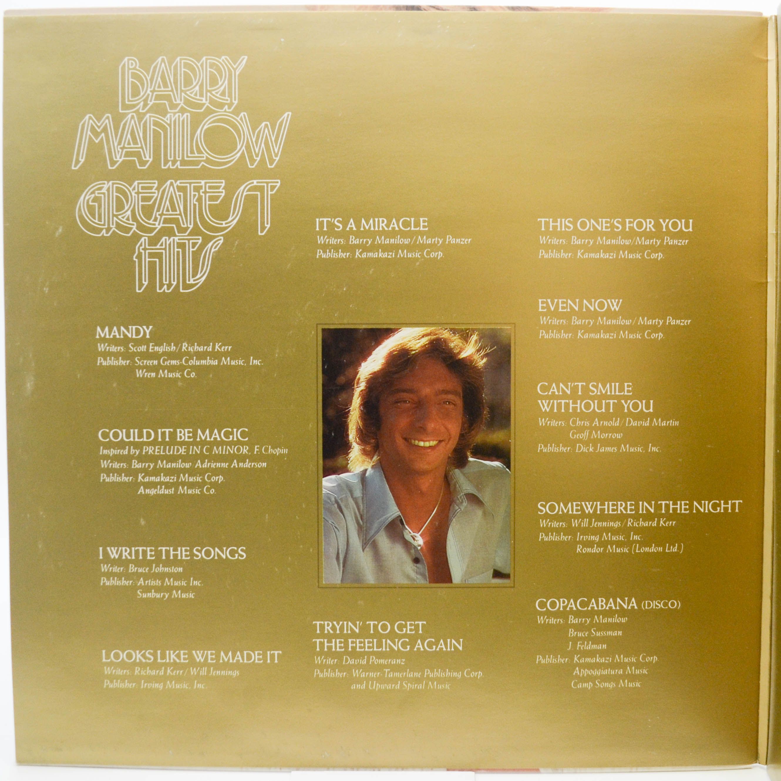 Barry Manilow — Greatest Hits, 1978