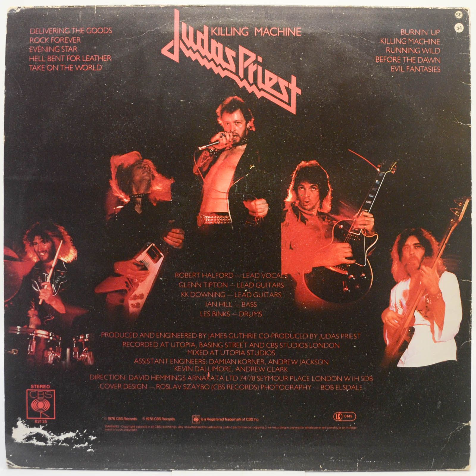 Judas Priest — Killing Machine, 1978