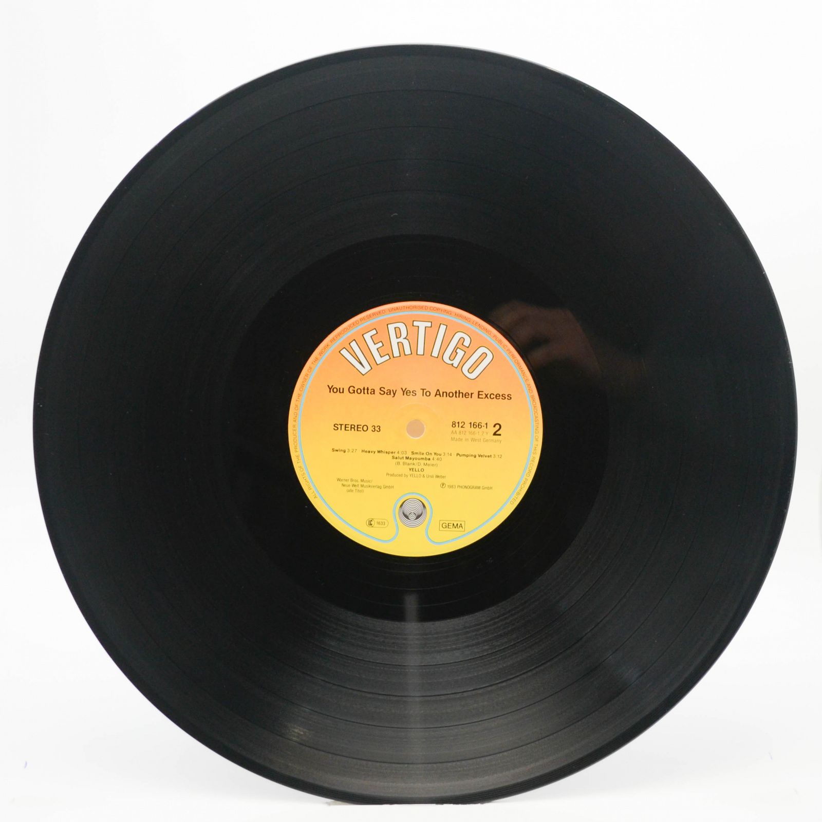 Yello — You Gotta Say Yes To Another Excess, 1983