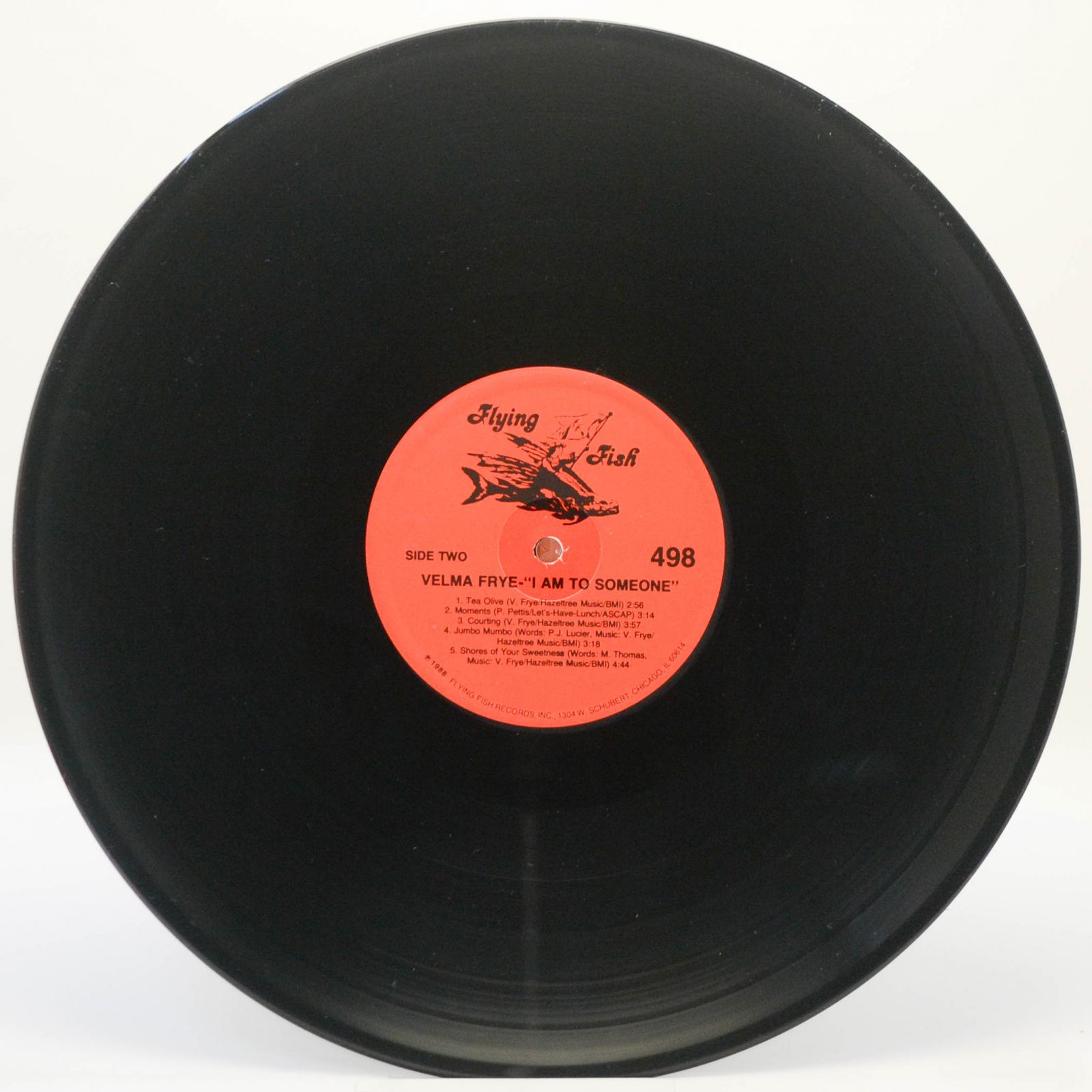 Velma Frye — I Am To Someone, 1988