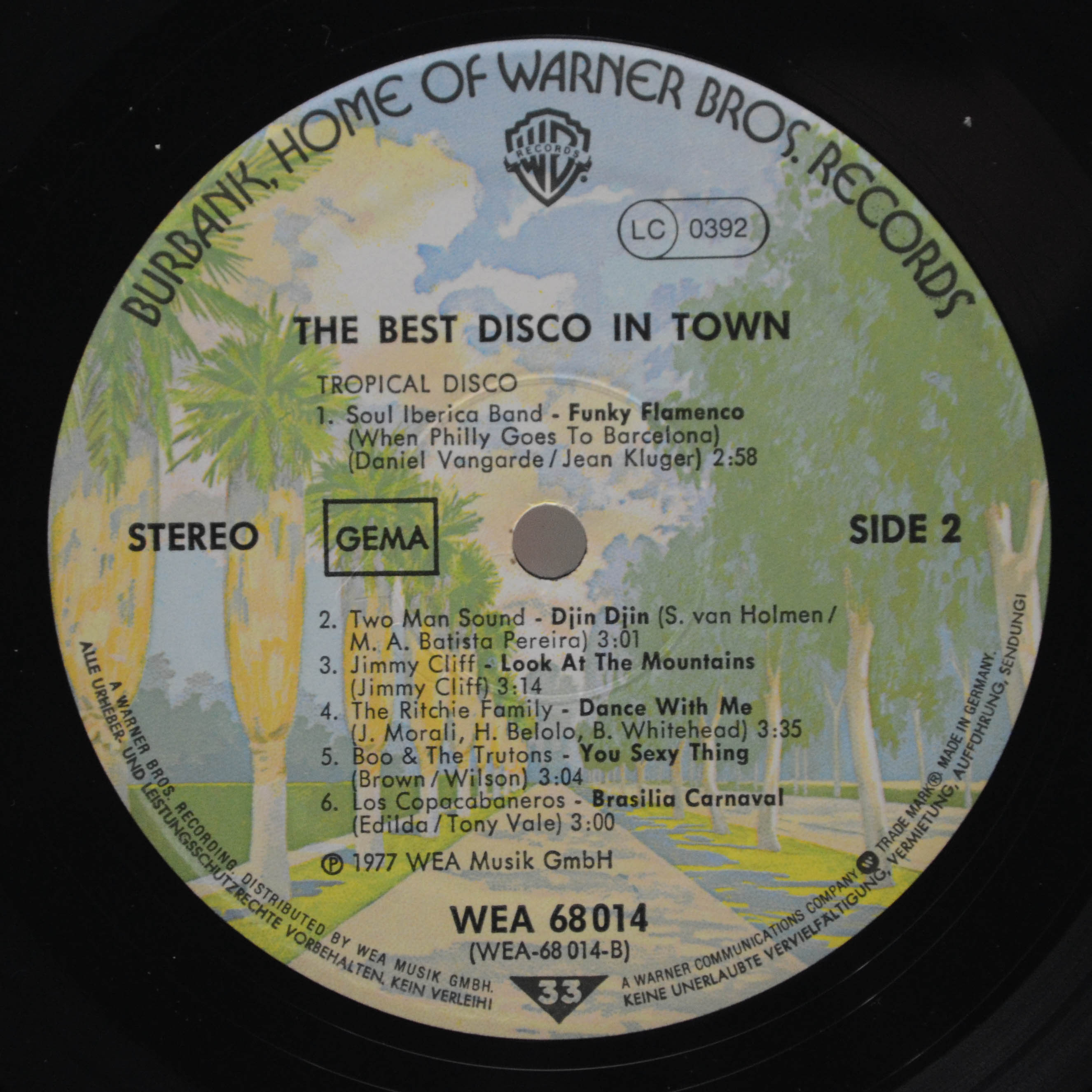Various — The Best Disco In Town (3LP), 1977