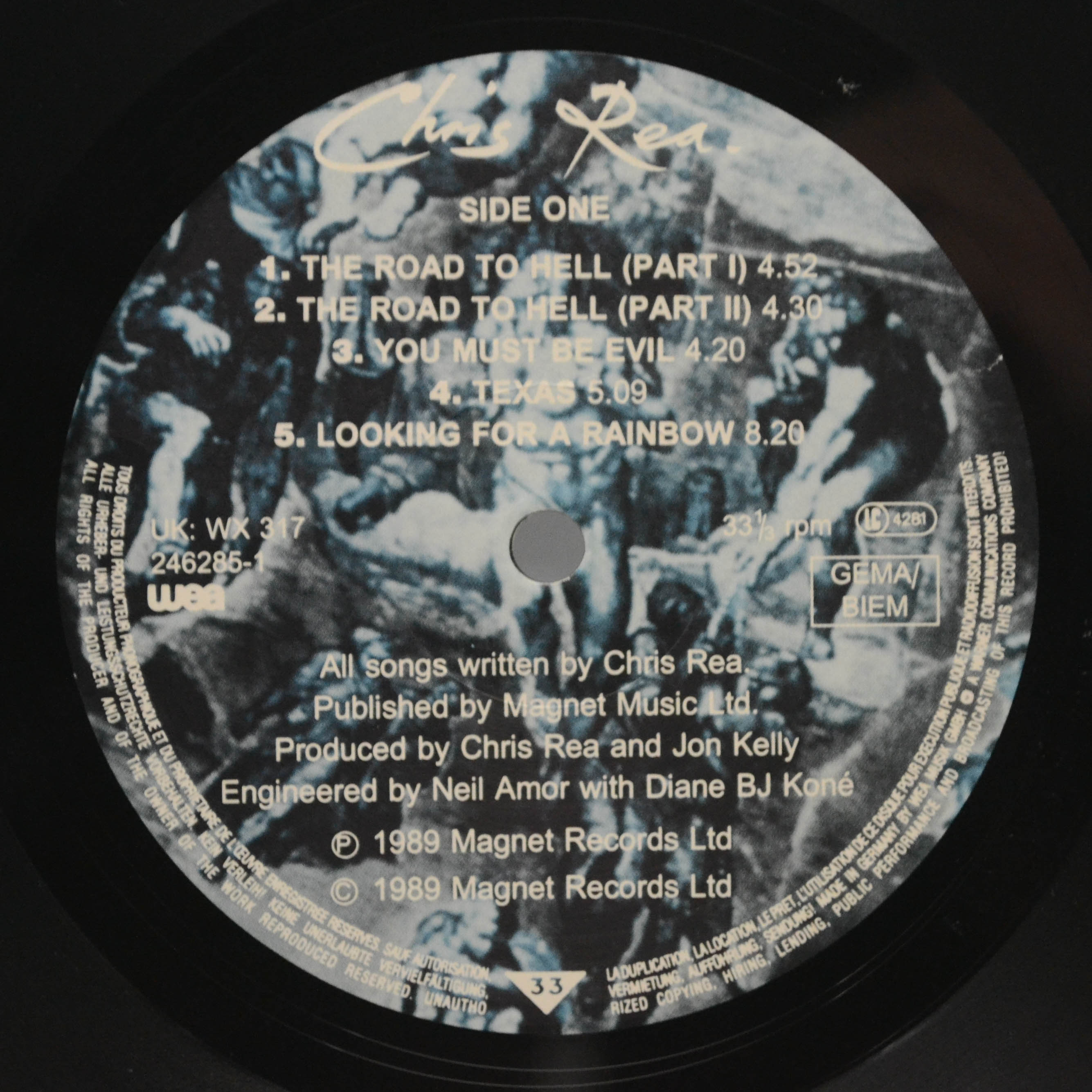 Chris Rea — The Road To Hell, 1989