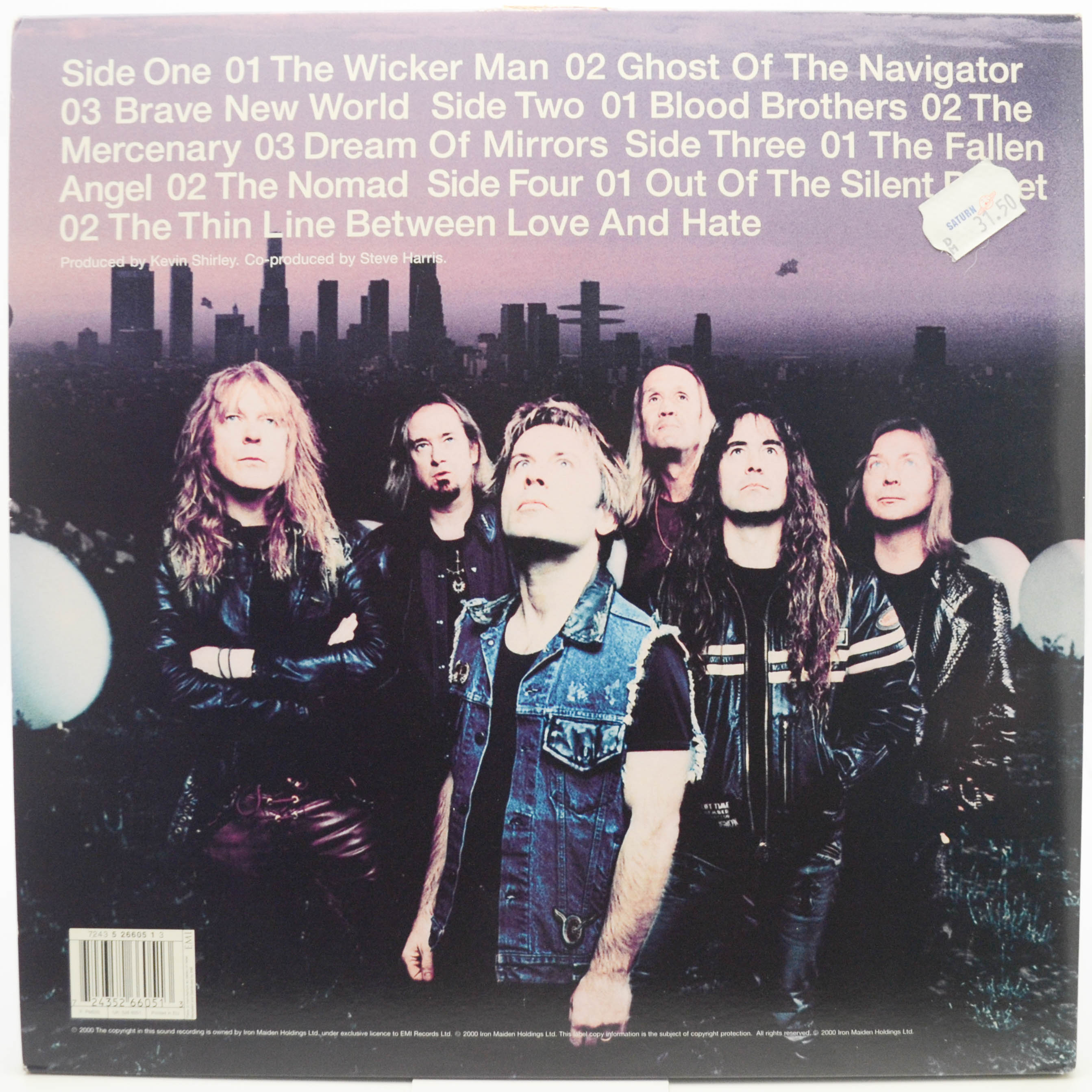 Iron Maiden — Brave New World (2LP), 2000