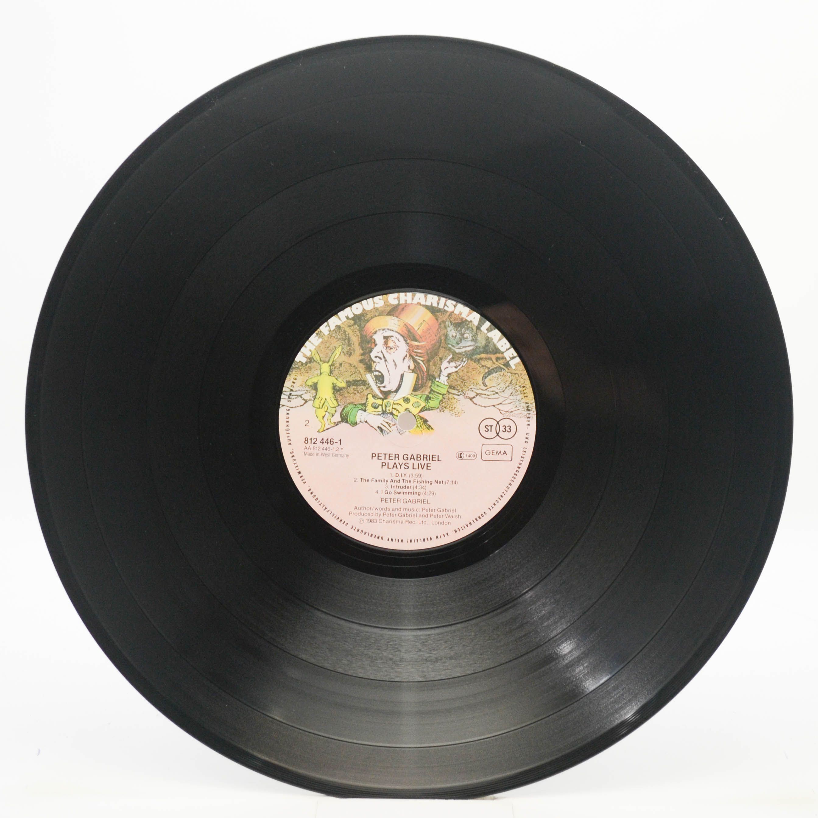 Peter Gabriel — Plays Live (2LP), 1983