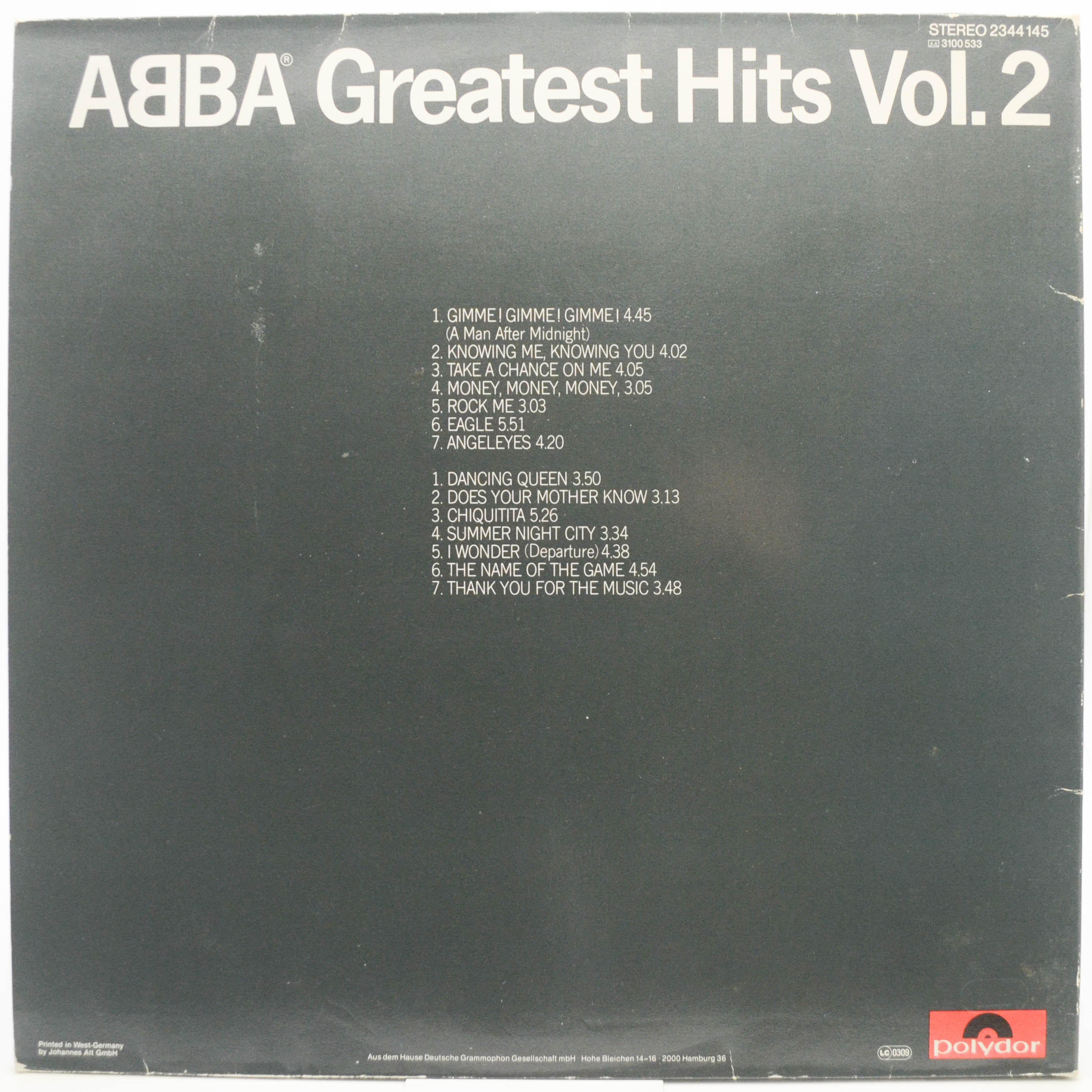 ABBA — Greatest Hits Vol. 2, 1979