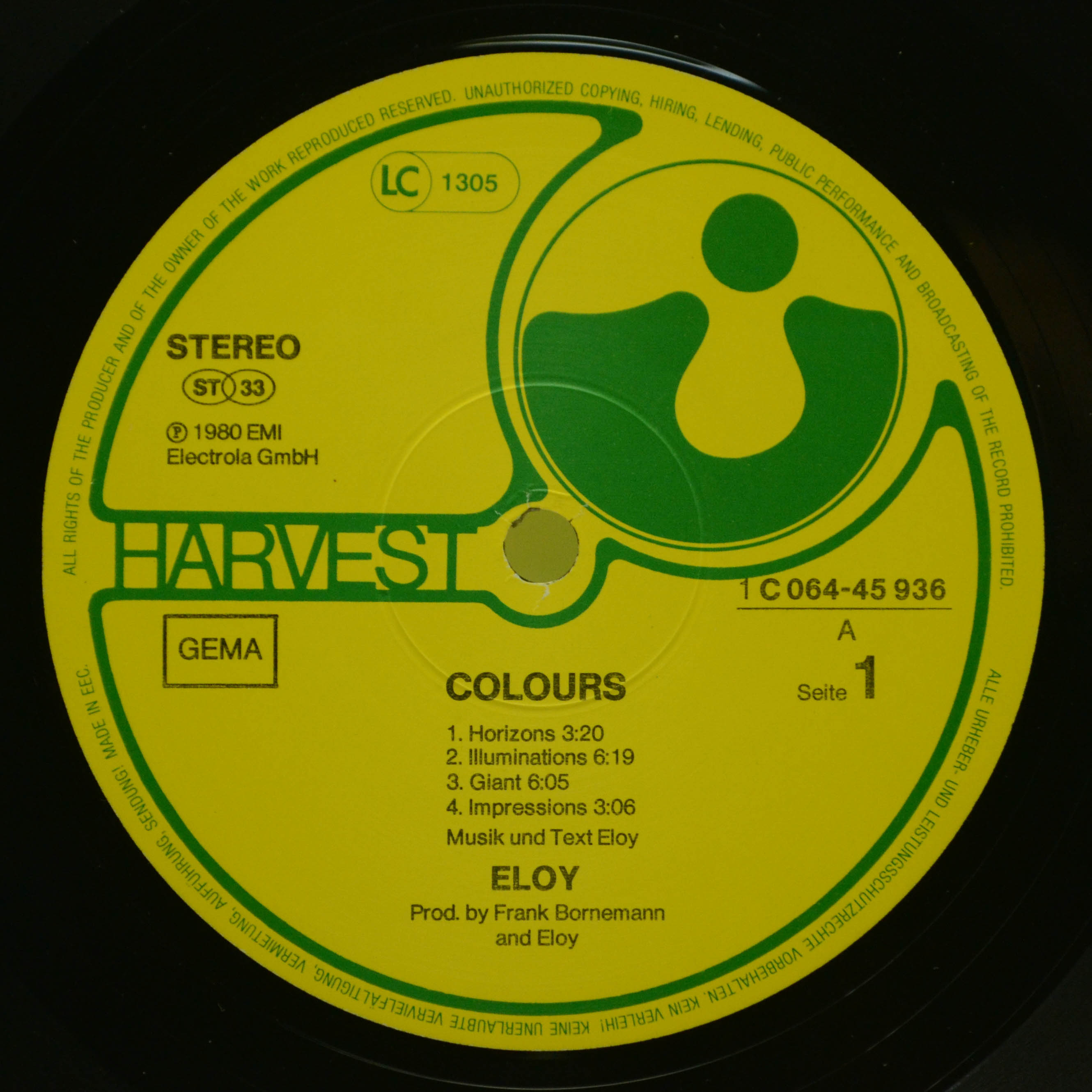 Eloy — Colours, 1980