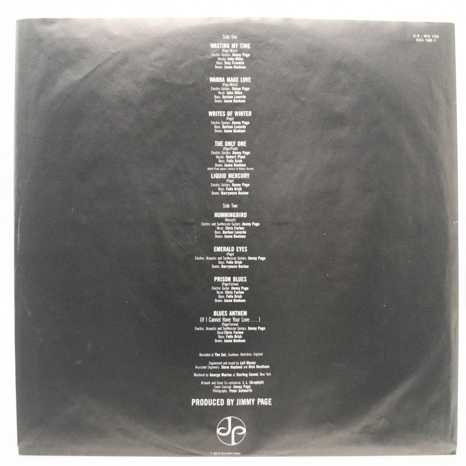 Jimmy Page — Outrider, 1988