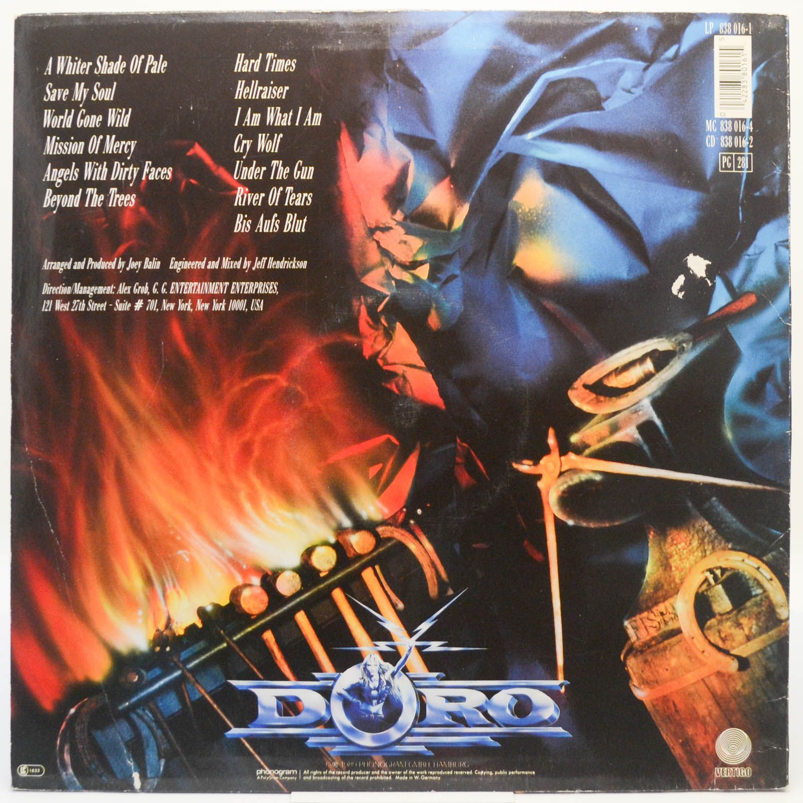 Doro — Force Majeure, 1989