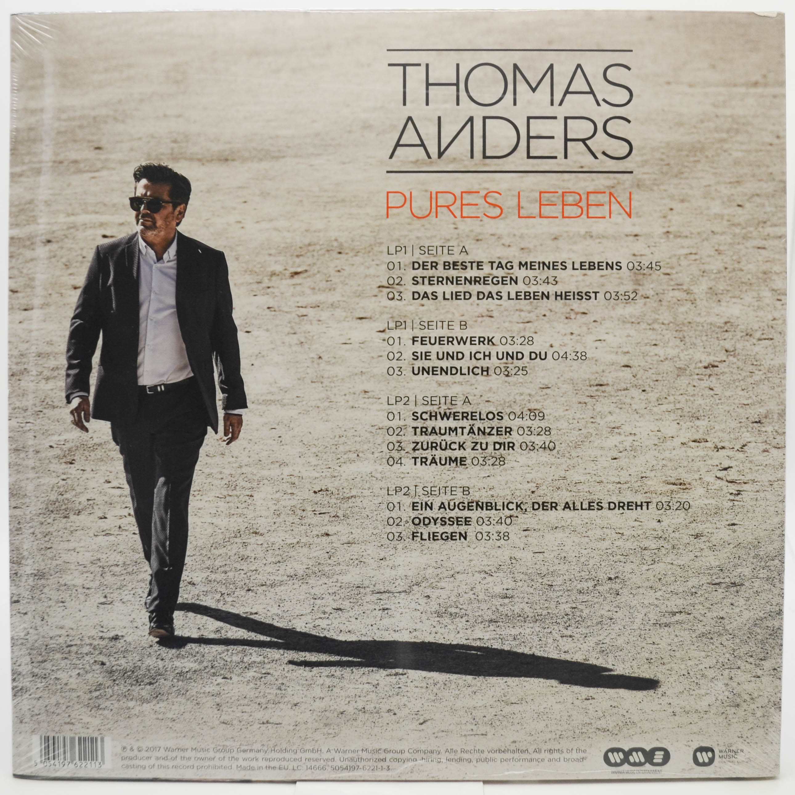 Thomas Anders — Pures Leben (2LP+CD, Автограф), 2017