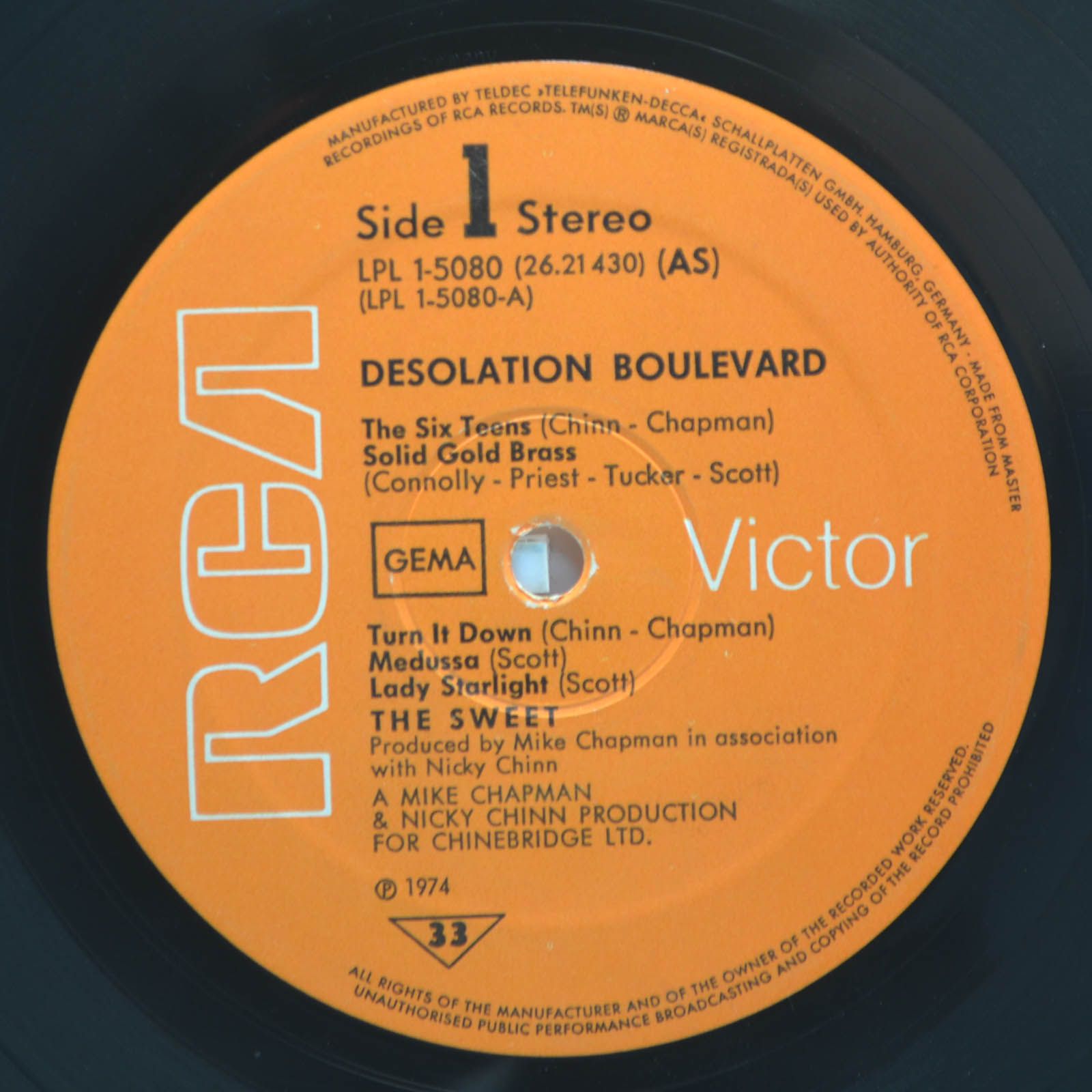 Sweet — Desolation Boulevard, 1974