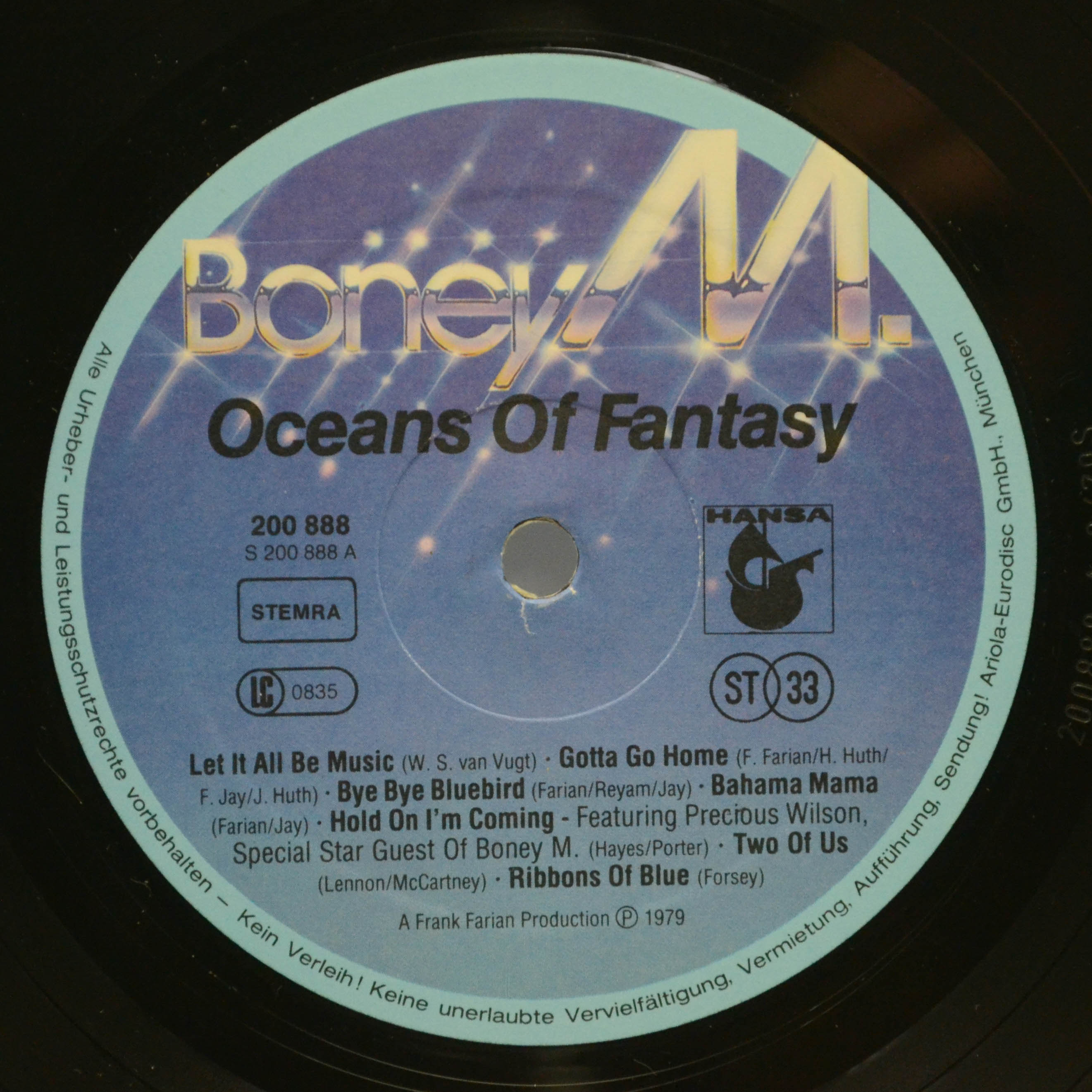 Boney M. — Oceans Of Fantasy, 1979