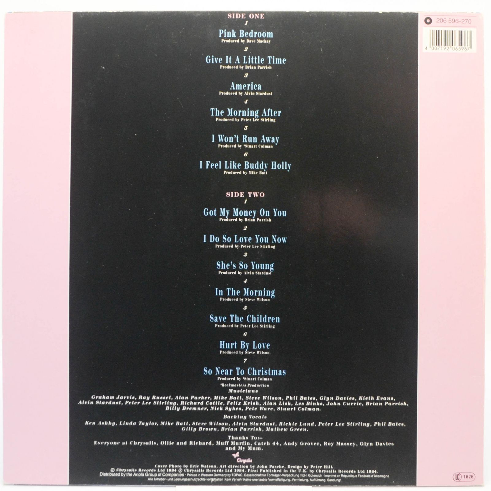 Alvin Stardust — I Feel Like... Alvin Stardust, 1984