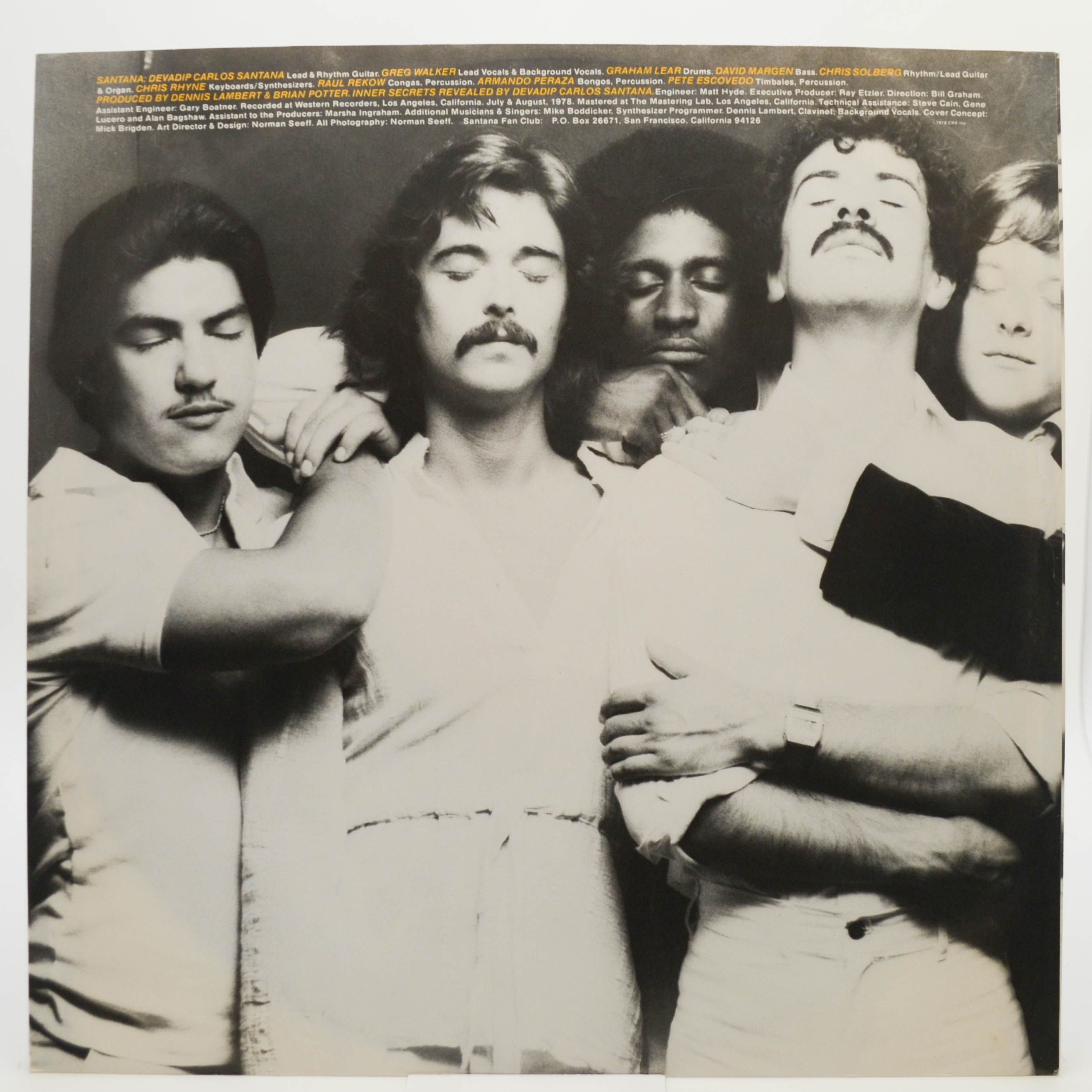 Santana — Inner Secrets, 1978