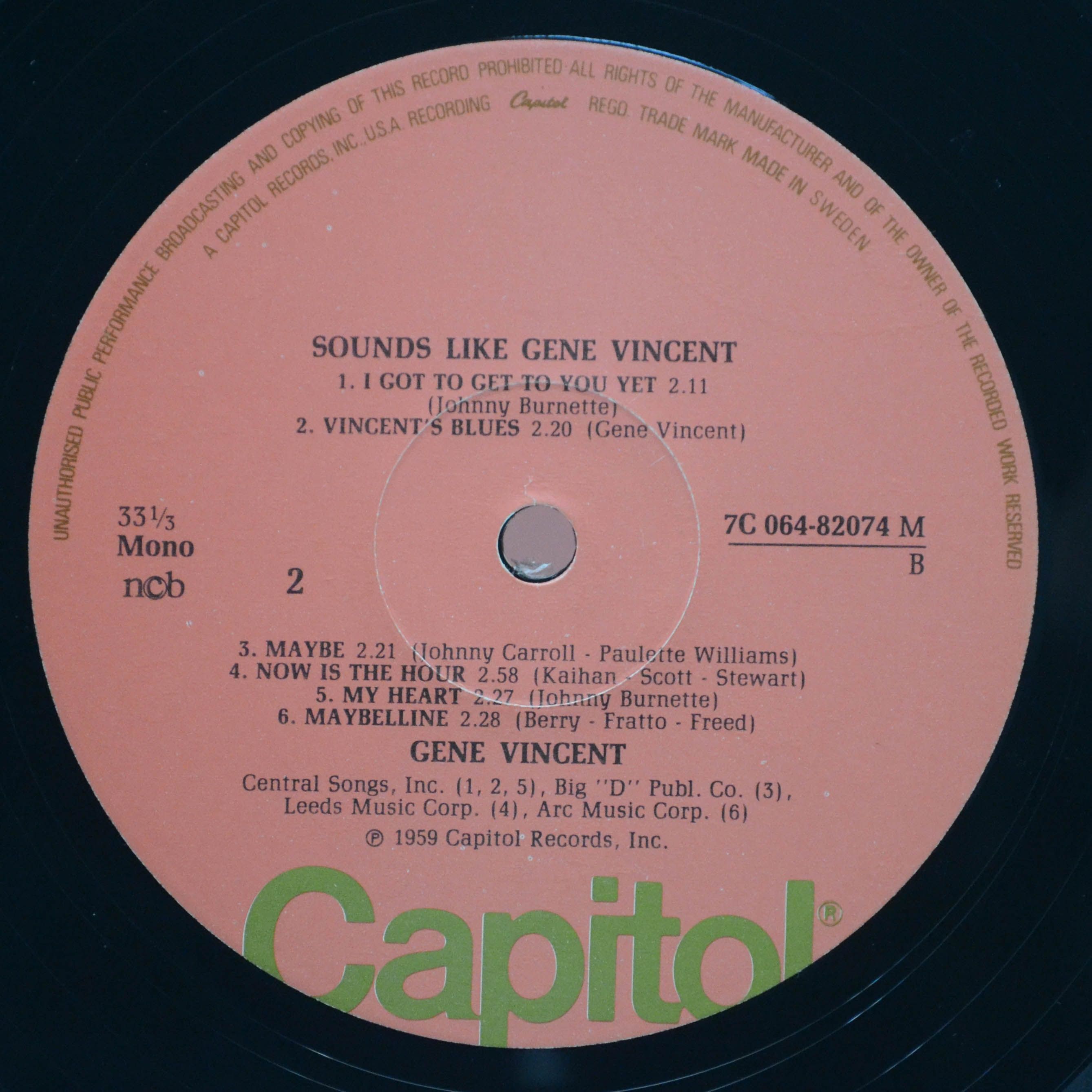 Gene Vincent — Sounds Like Gene Vincent, 1976