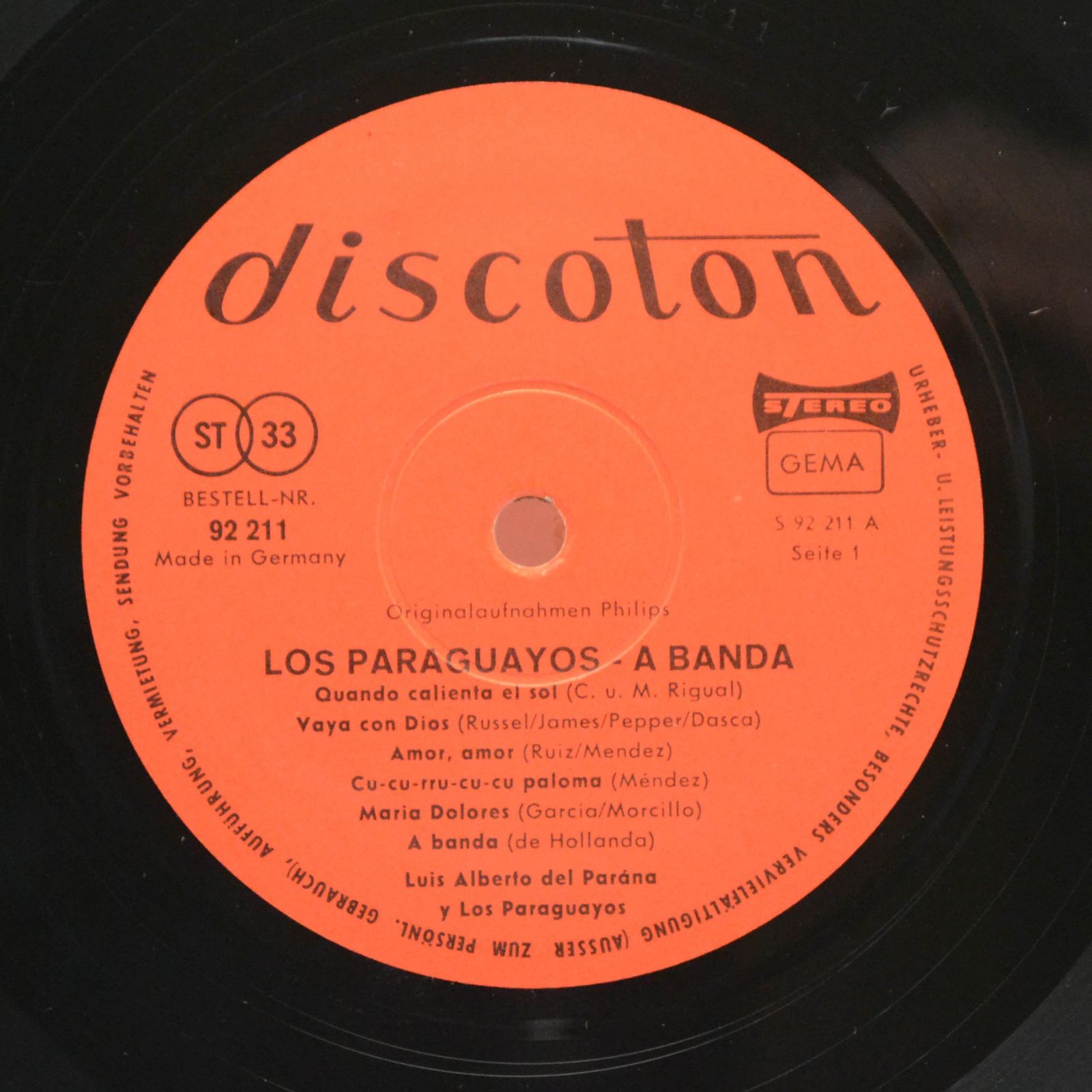 Los Paraguayos — A Banda,