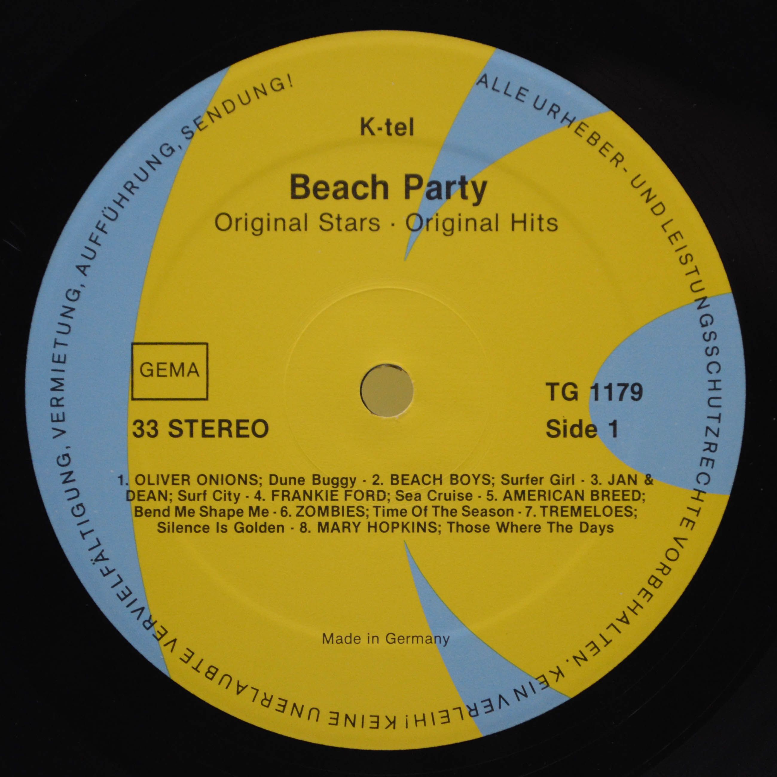Various — Beach Party (2LP), 1978