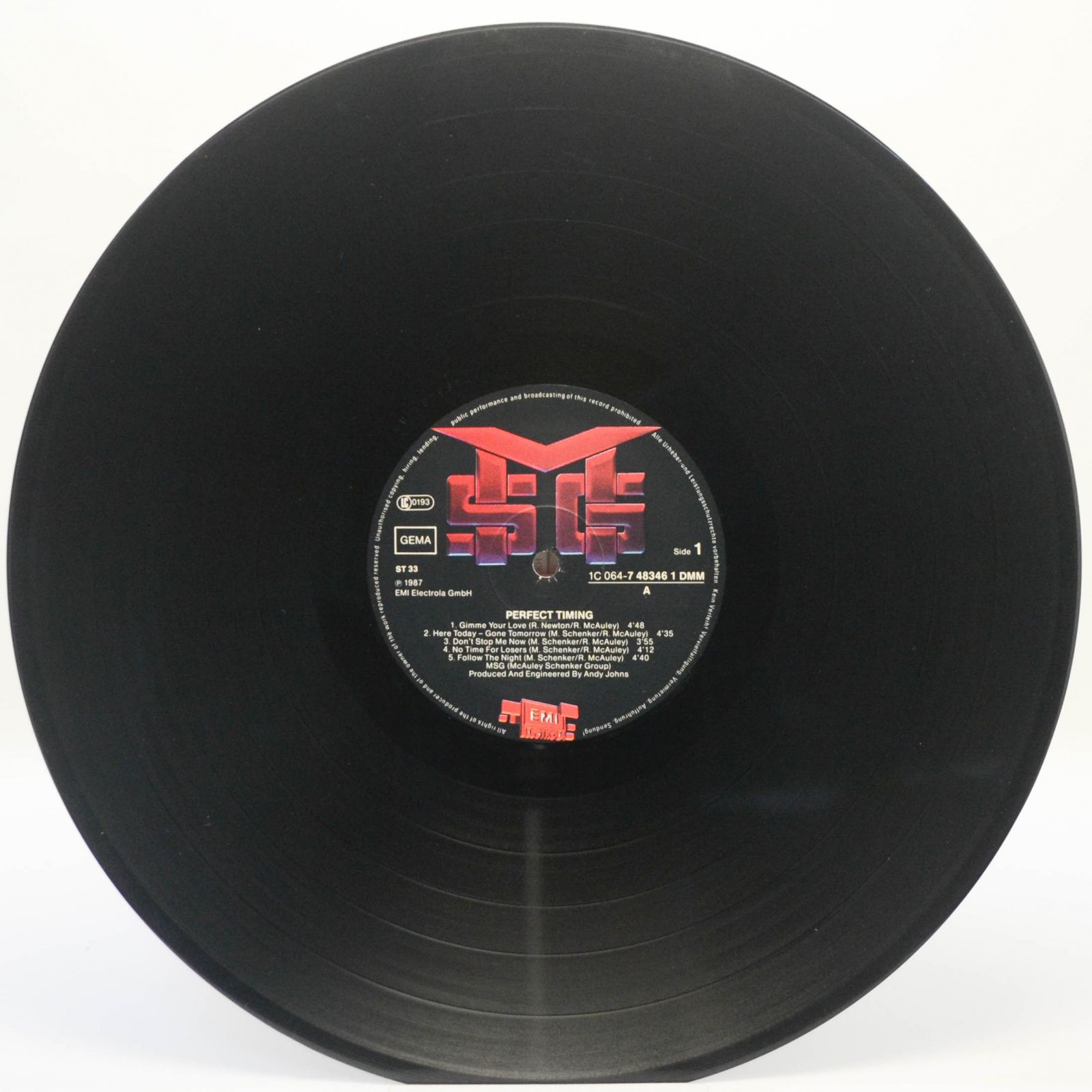 McAuley Schenker Group — Perfect Timing, 1987