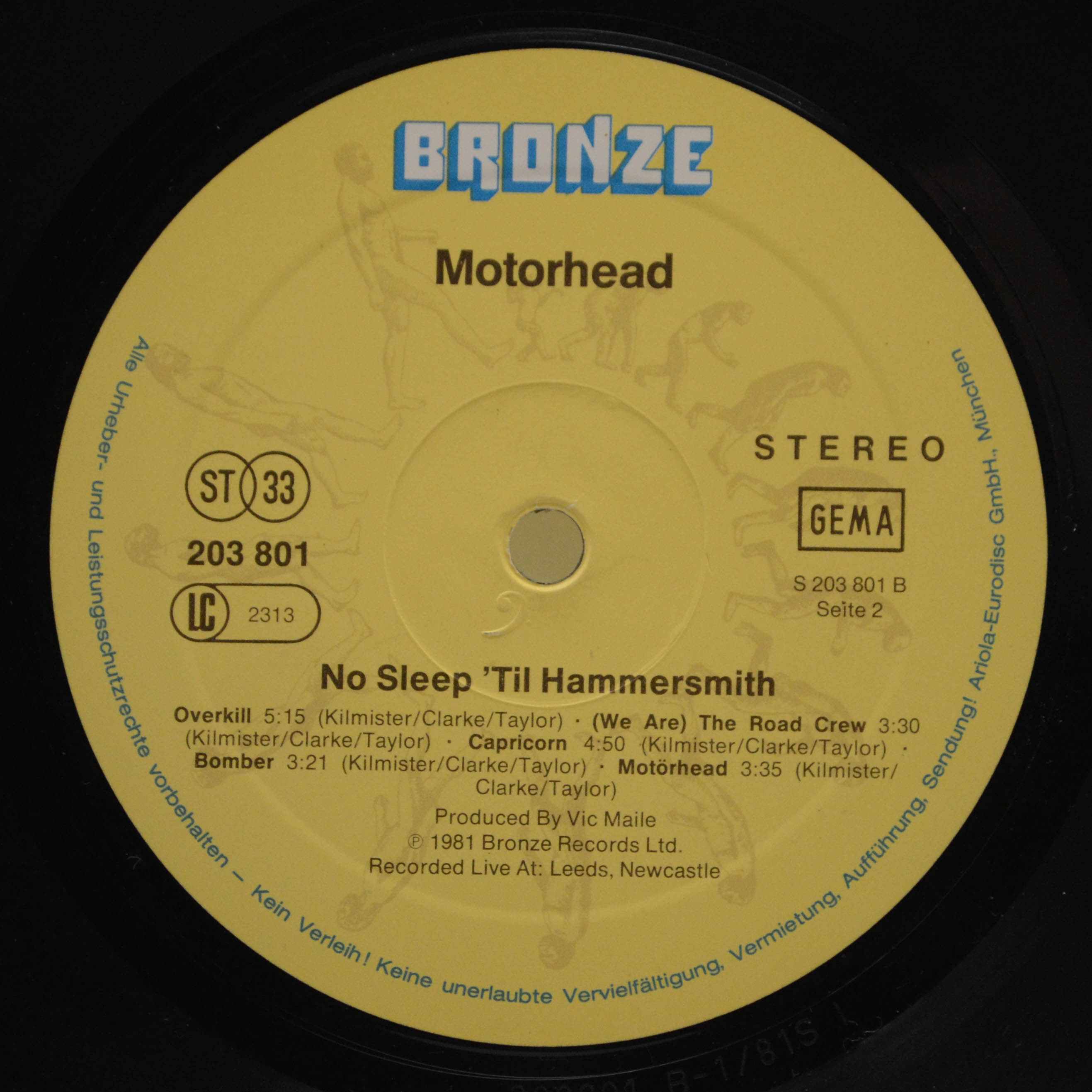 Motörhead — No Sleep 'til Hammersmith, 1981