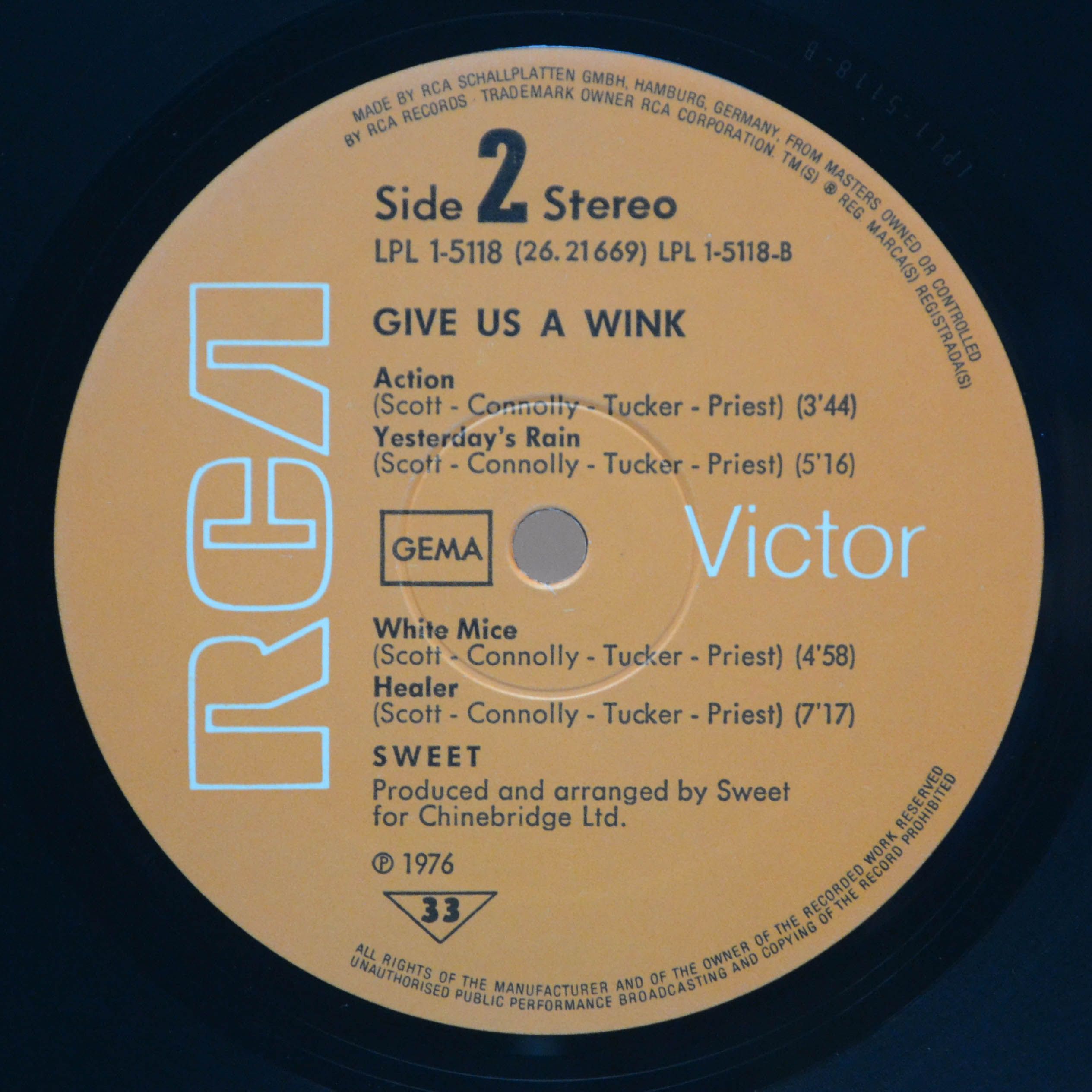 Sweet — Give Us A Wink, 1976