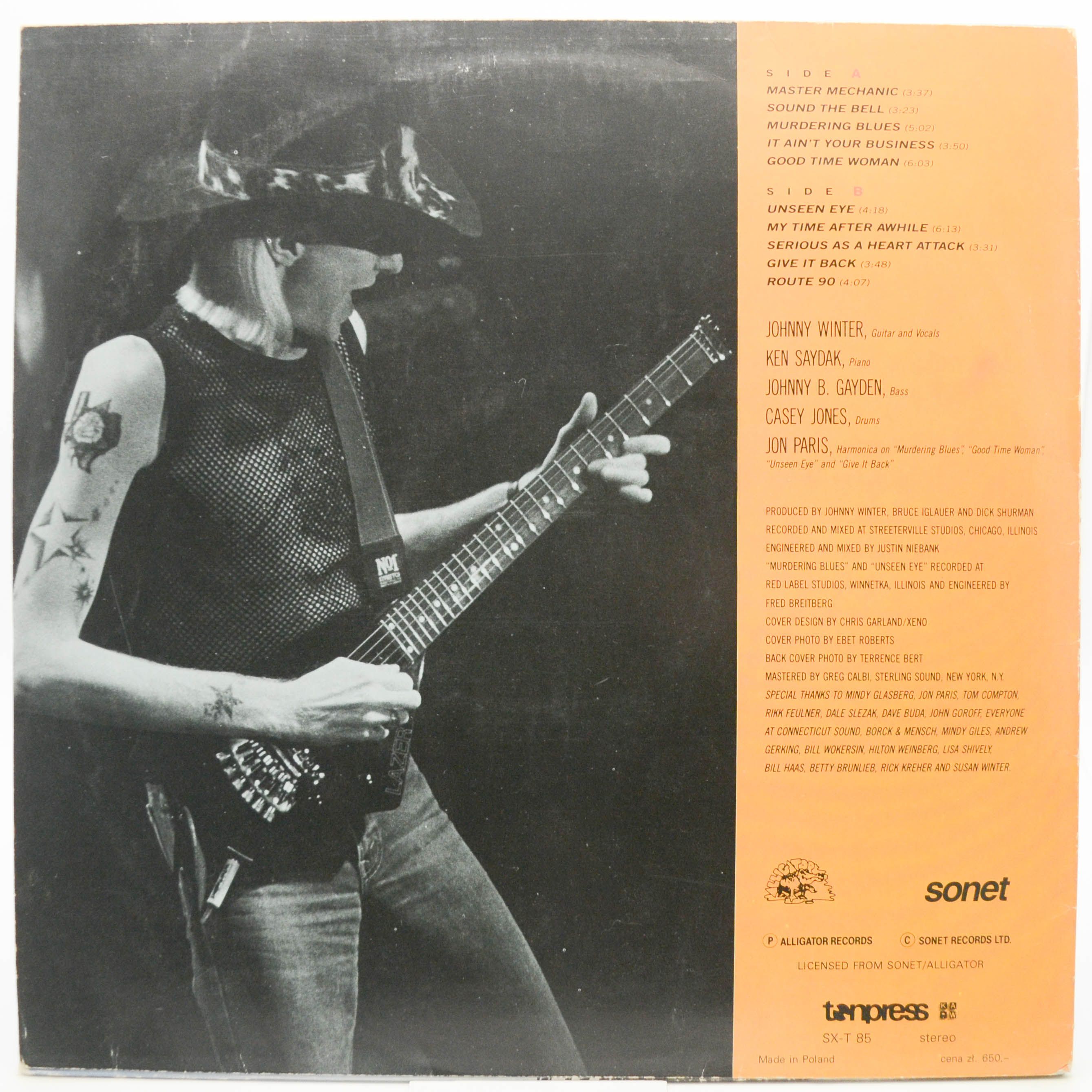 Johnny Winter — Serious Business, 1986