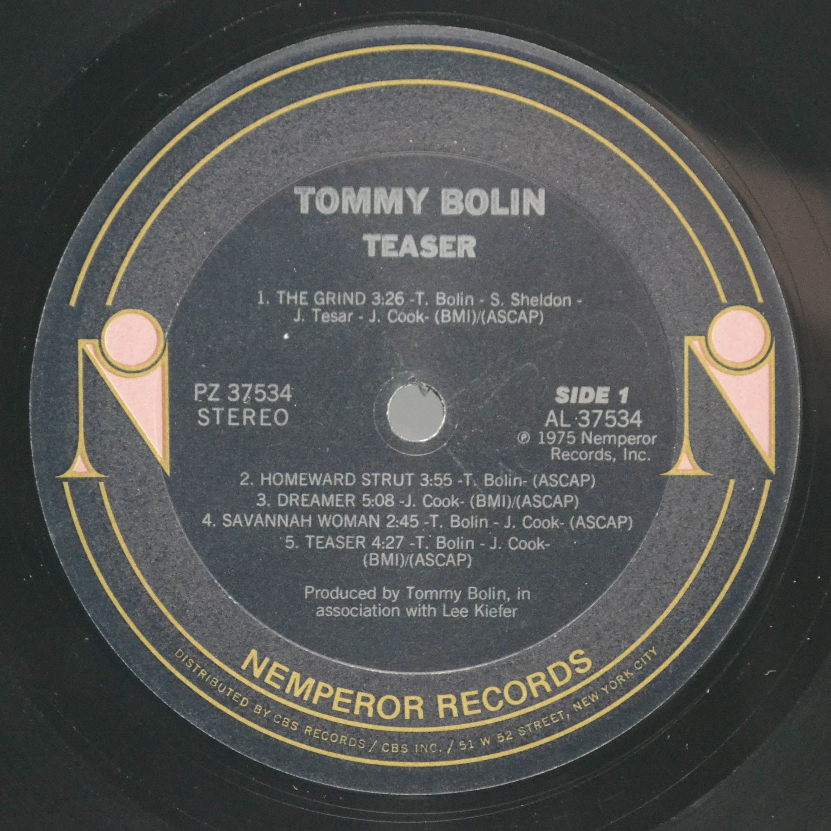 Tommy Bolin — Teaser (USA), 1982