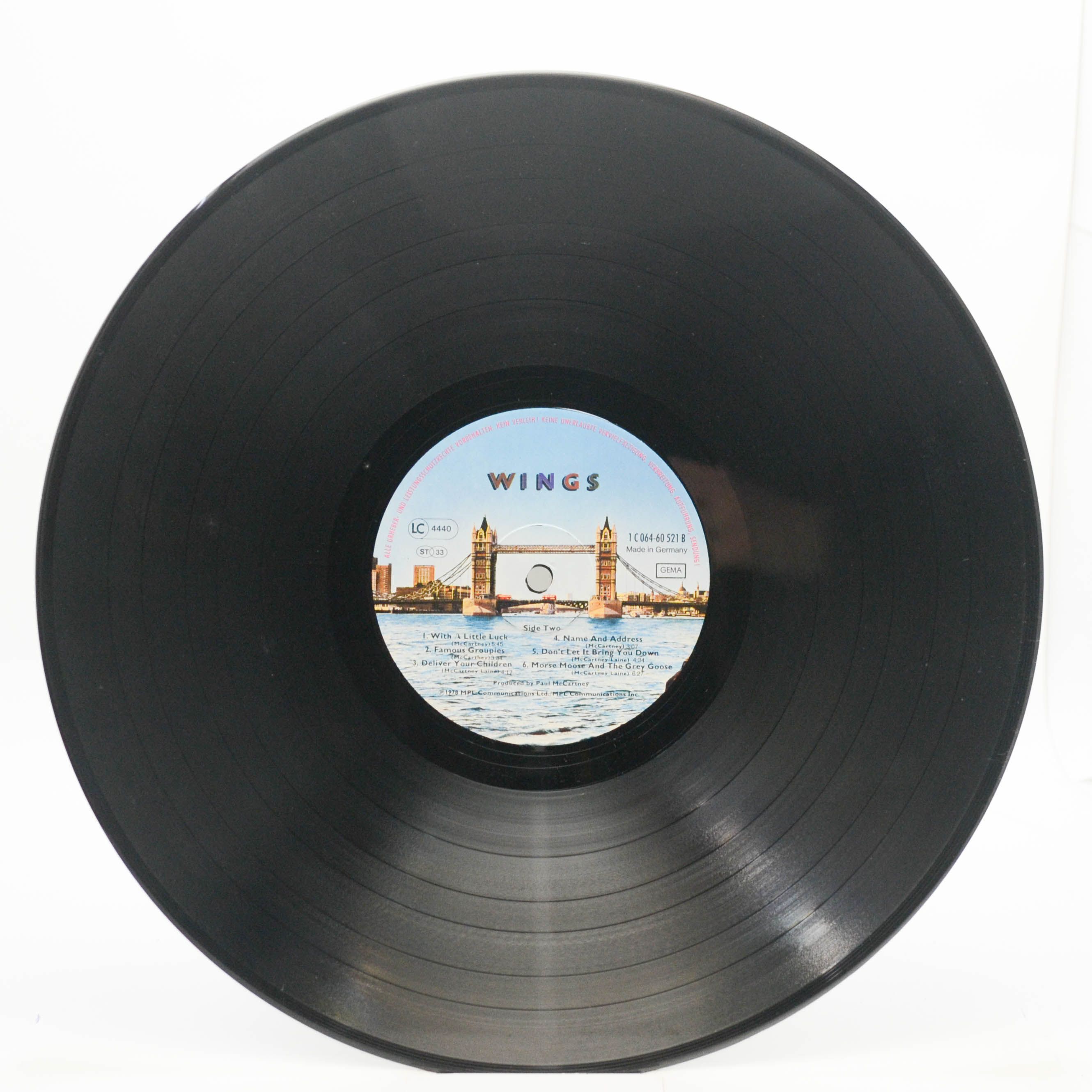 Wings — London Town (poster), 1978