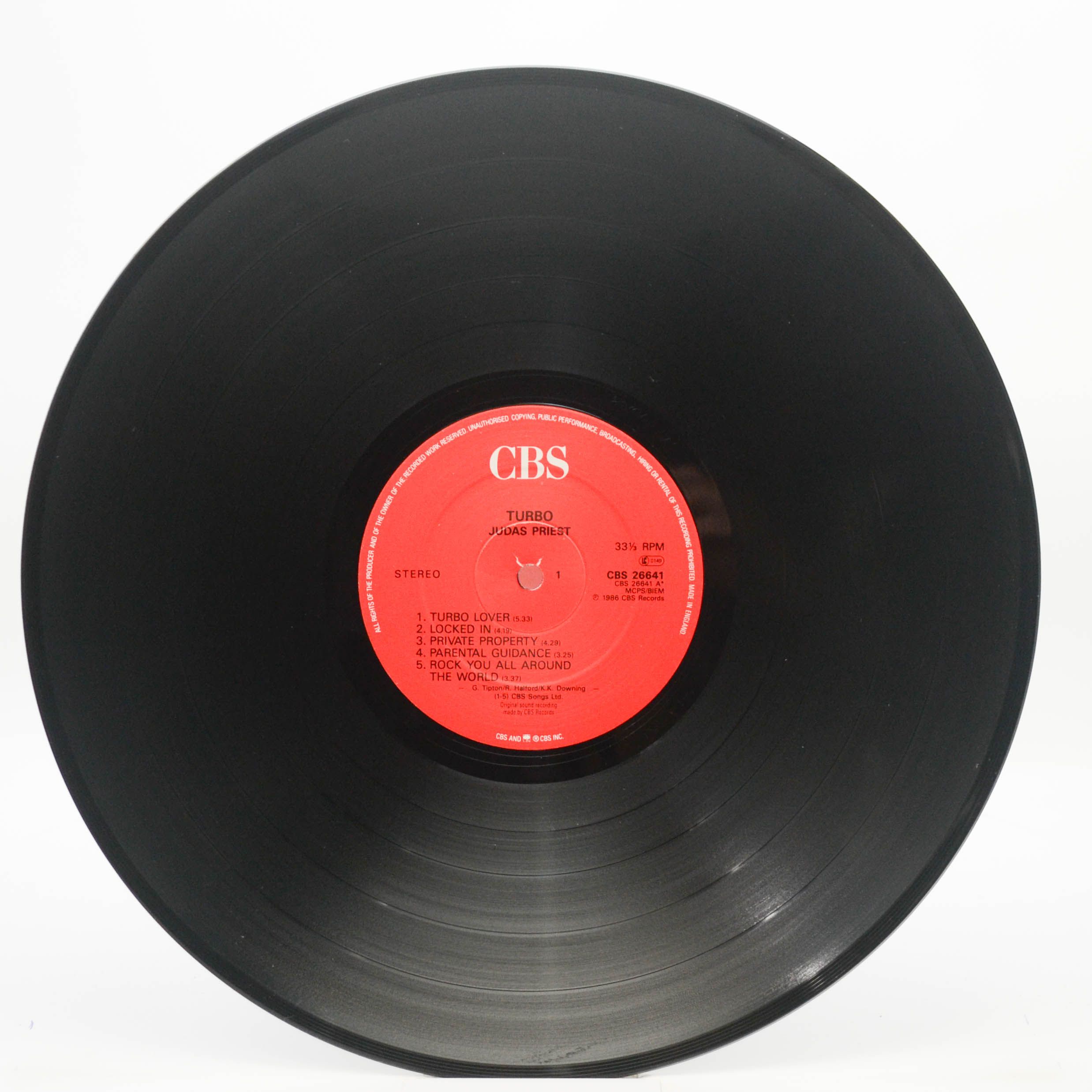 Judas Priest — Turbo (1-st, UK), 1986