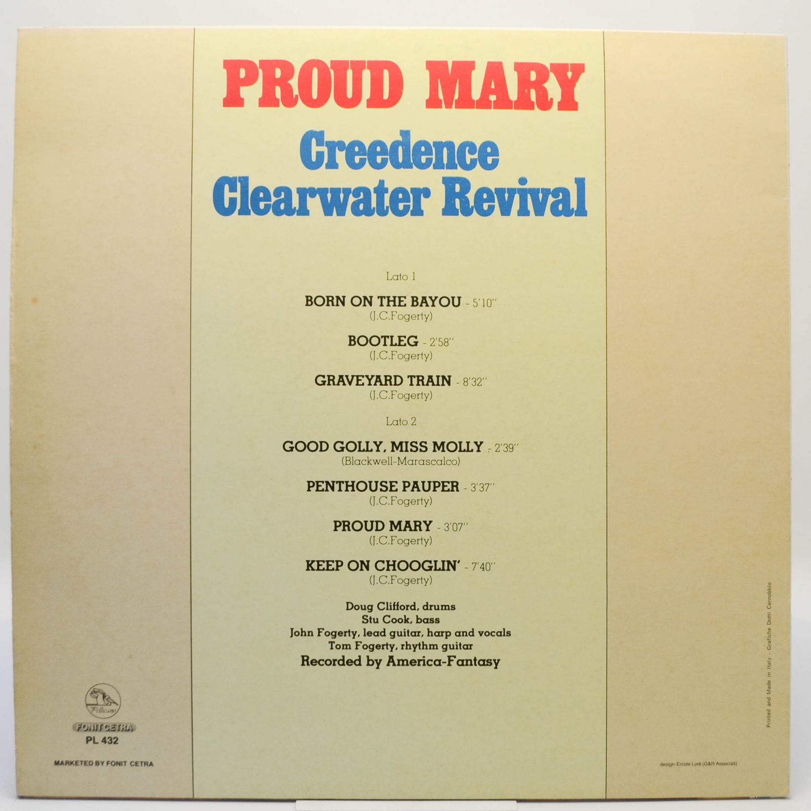 Creedence Clearwater Revival — Proud Mary, 1969