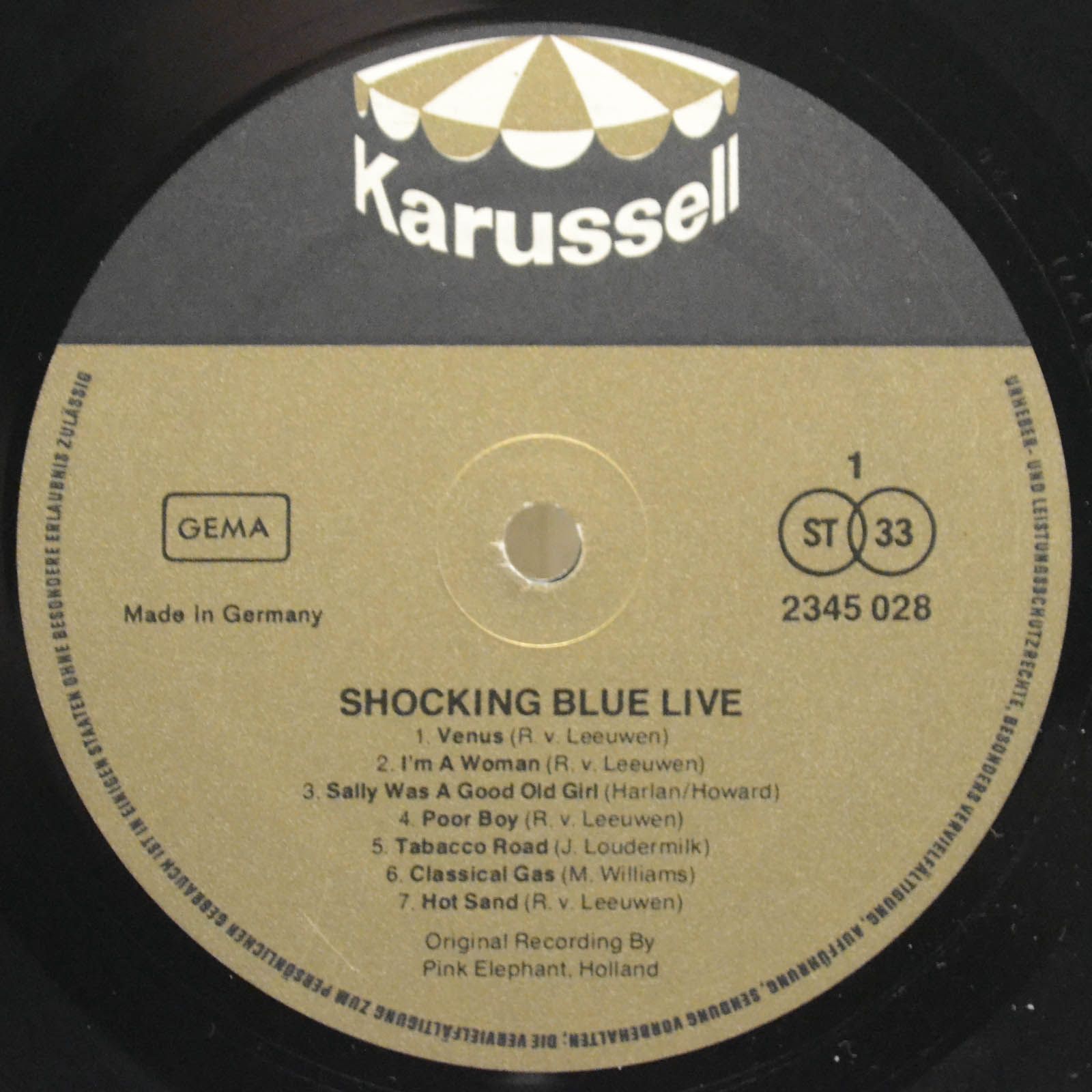 Shocking Blue — Live,