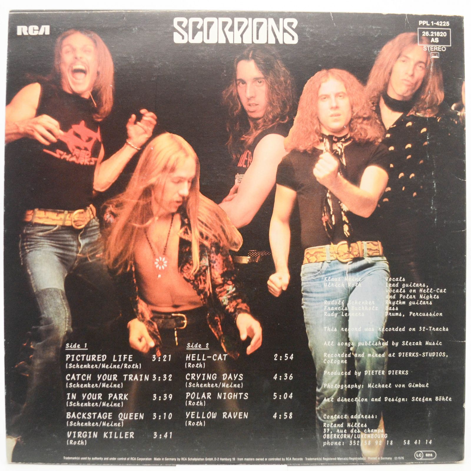 Scorpions — Virgin Killer (Germany), 1976