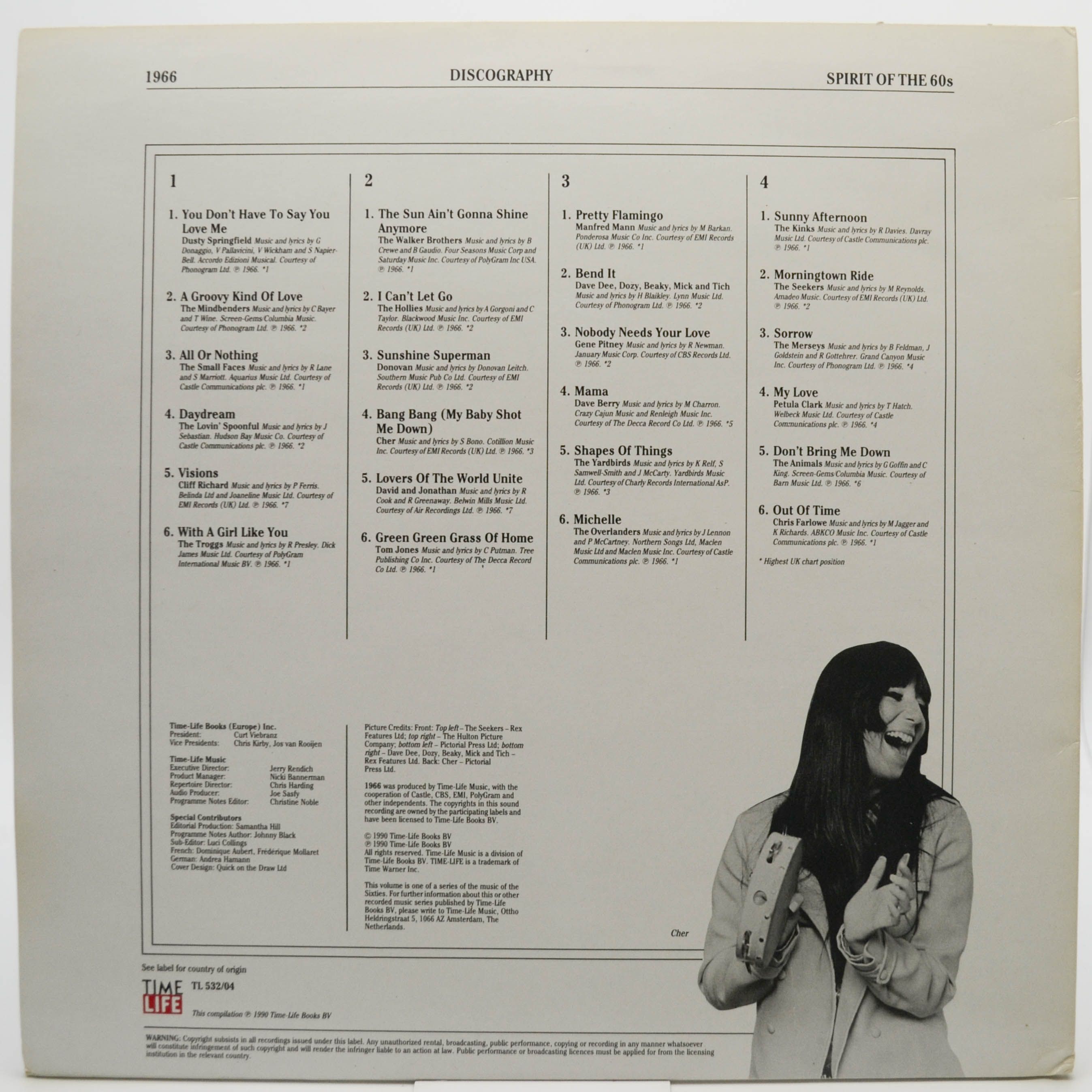 Various — The Spirit Of The 60s: 1966 (2LP), 1990