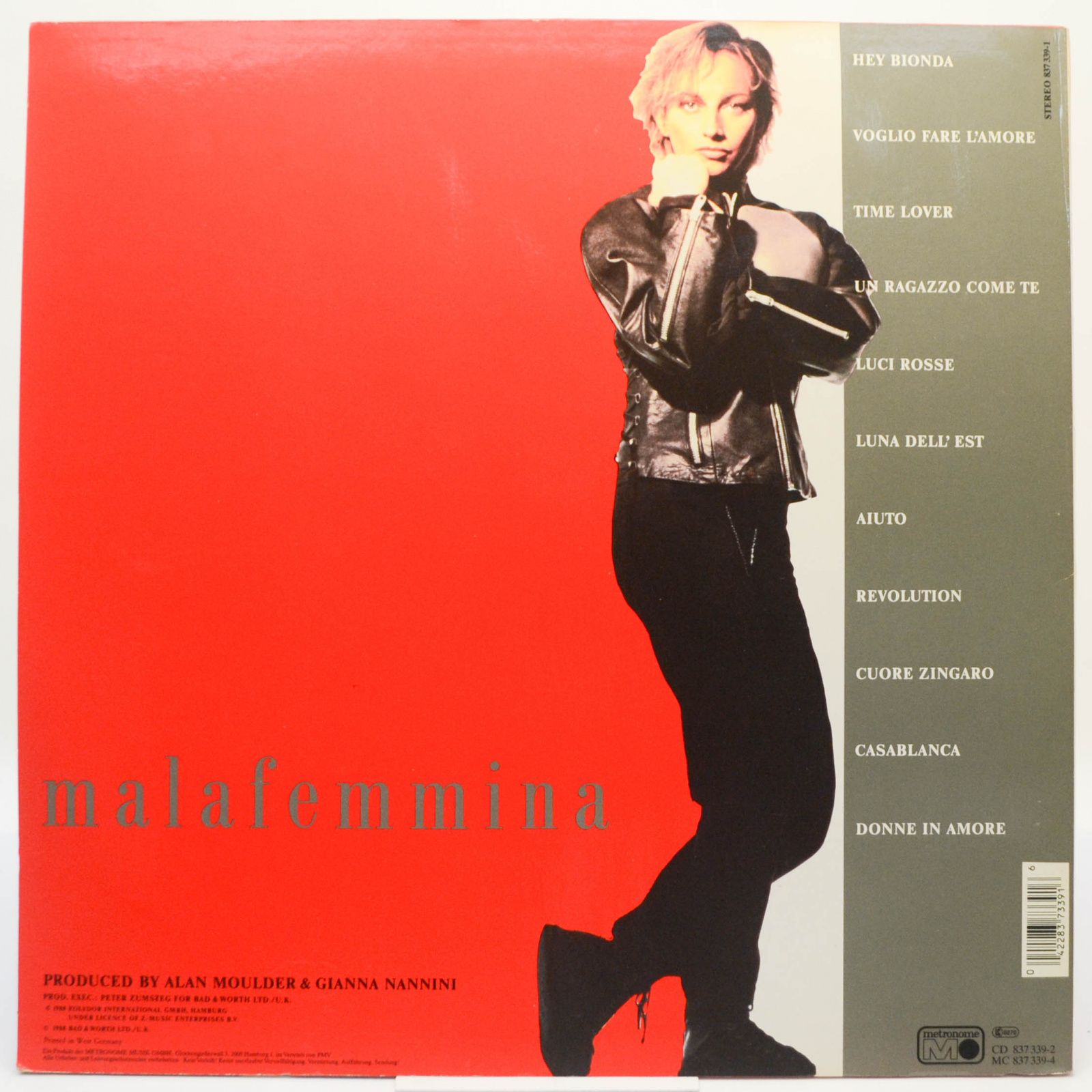 Gianna Nannini — Malafemmina, 1988