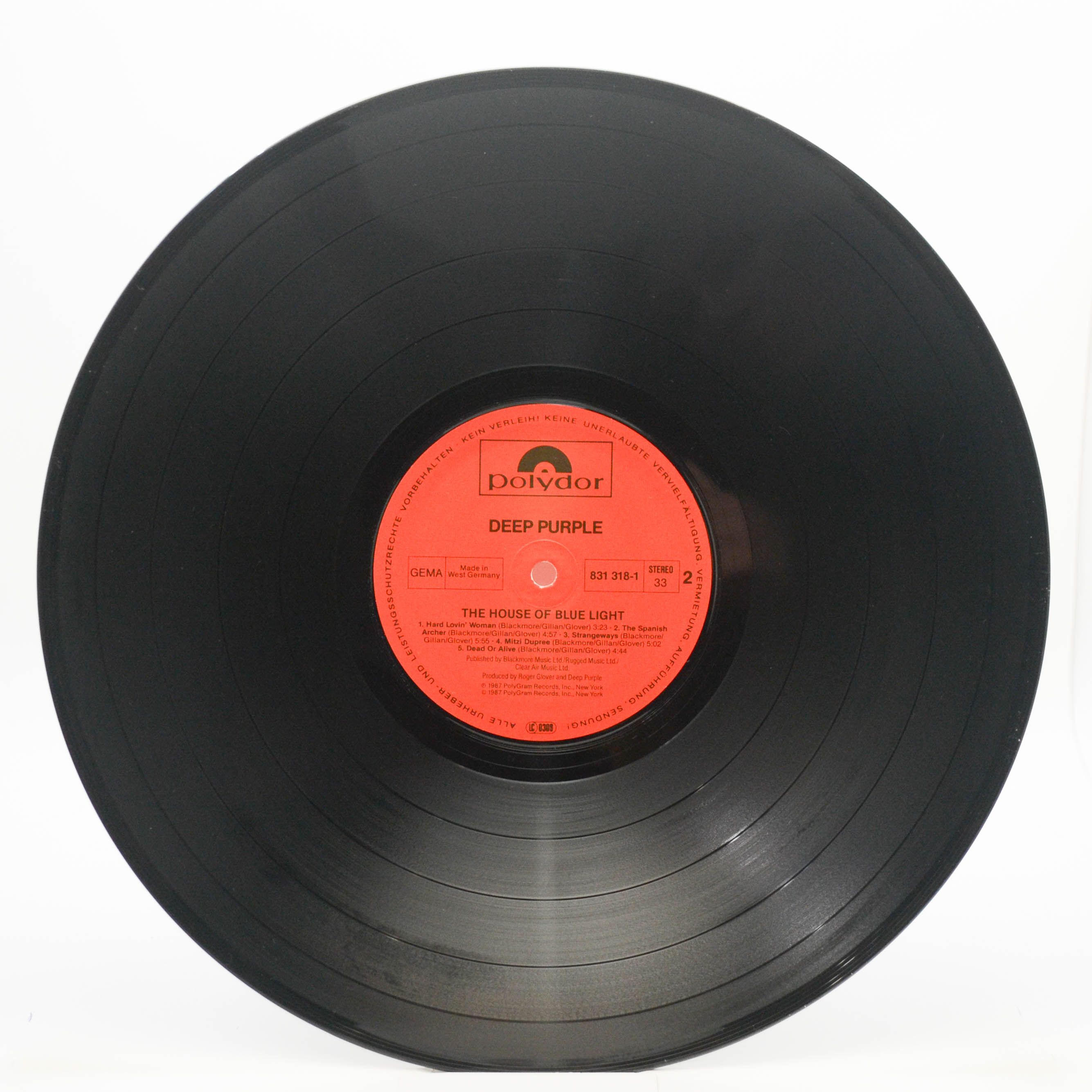 Deep Purple — The House Of Blue Light, 1987