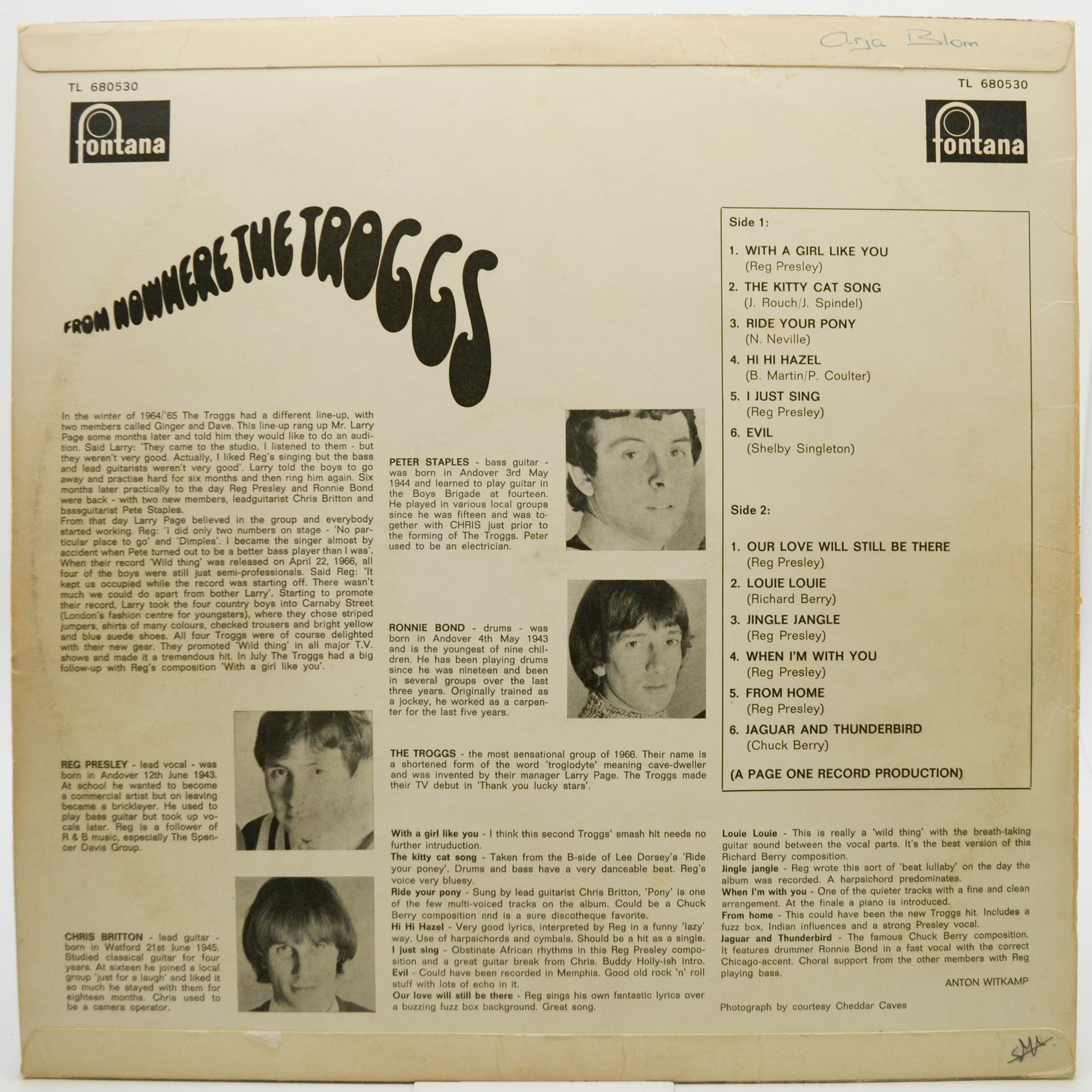 Troggs — From Nowhere, 1966